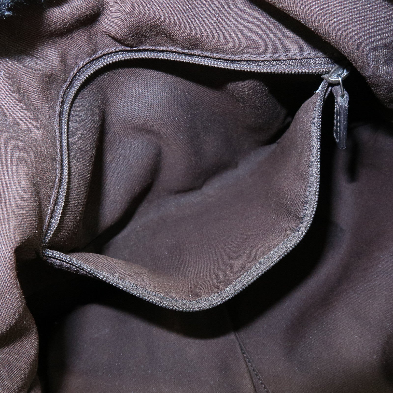 GUCCI Abbey GG Canvas Leather Shoulder Crossbody Bag Brown 265691