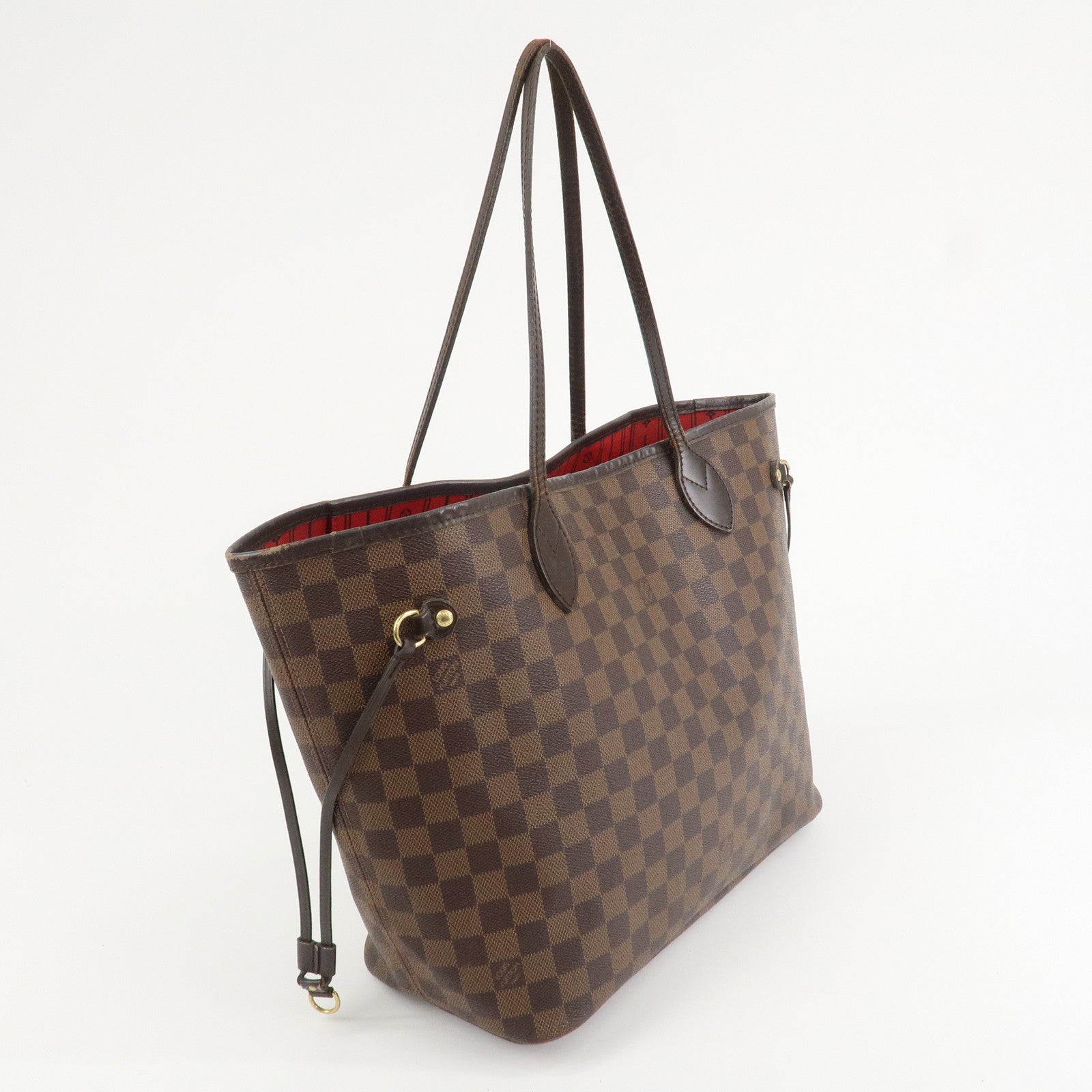 Louis Vuitton Damier Ebene Canvas Neverfull MM Tote Bag N51105