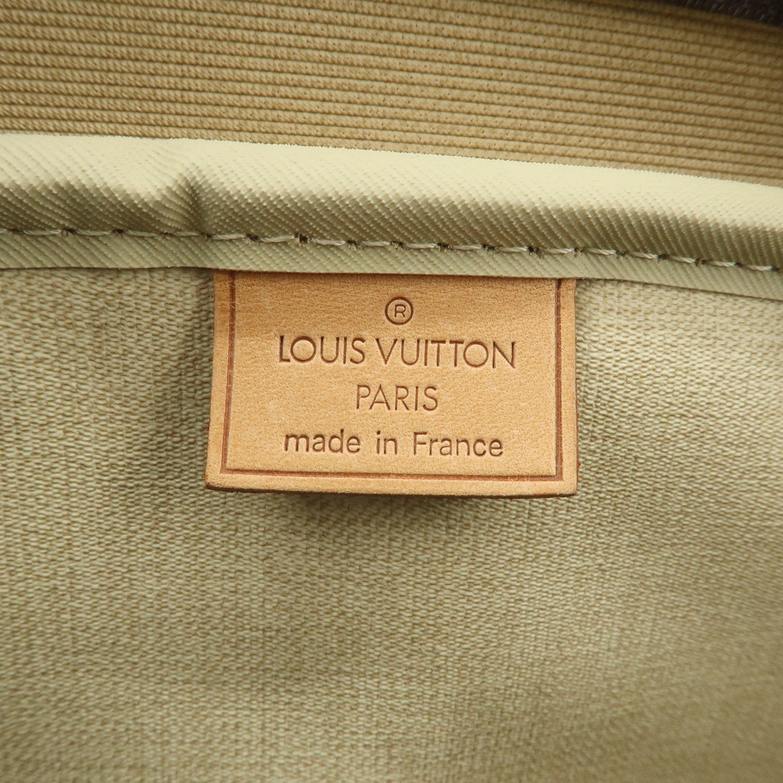Louis Vuitton Monogram Deauville Hand Bag Brown M47270 Used