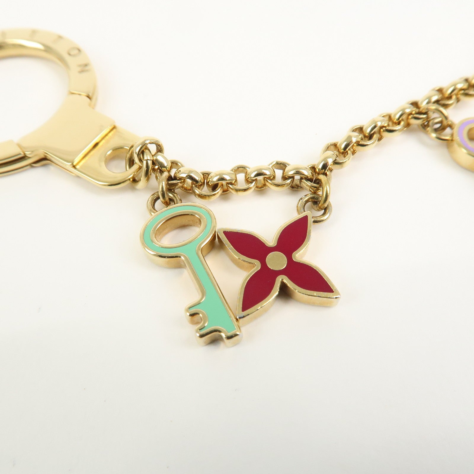 Louis Vuitton Porte Cles Chaine Pretty Metal Bag Charm  M66131