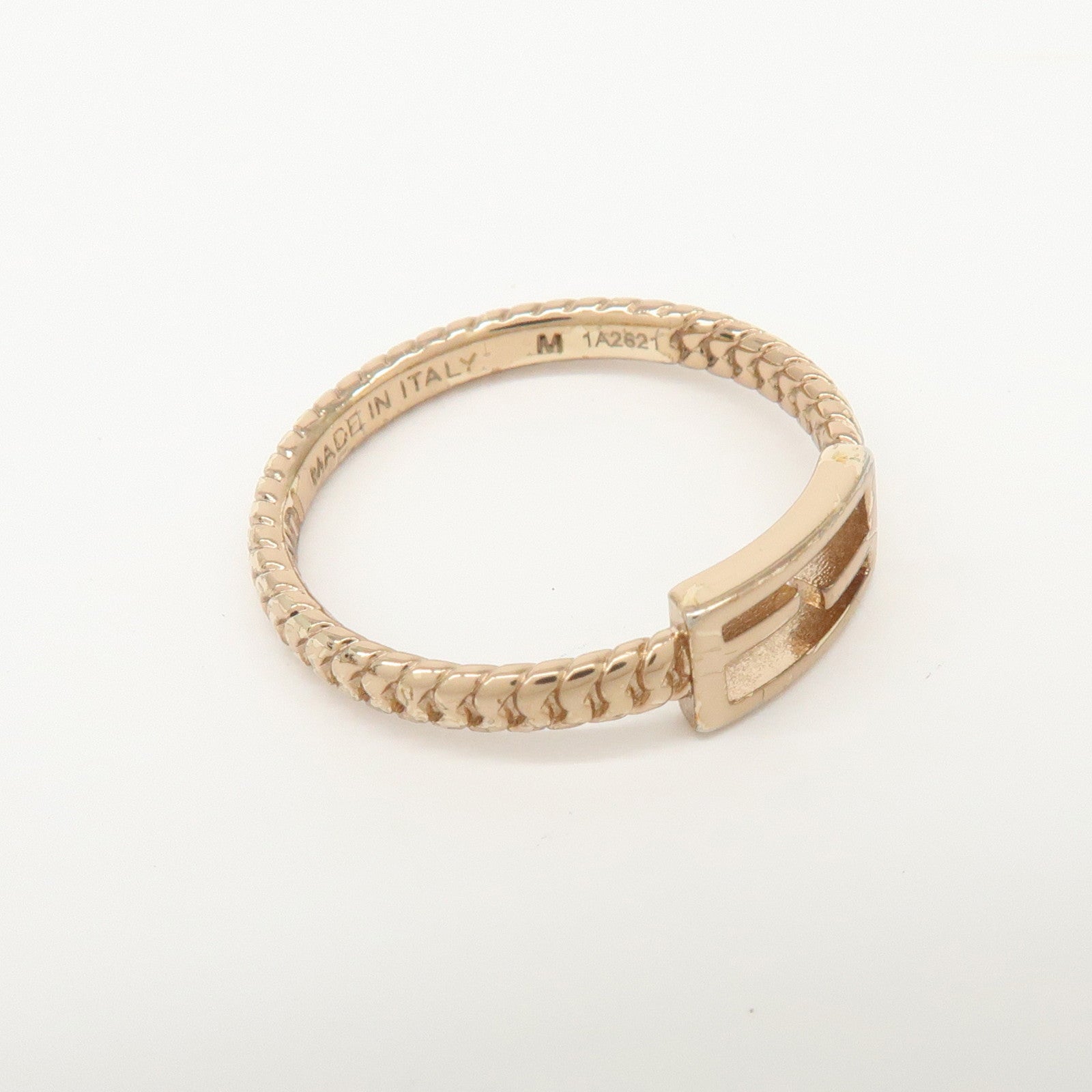 FENDI Baguette Ring M Metal Ring Gold 1A2621