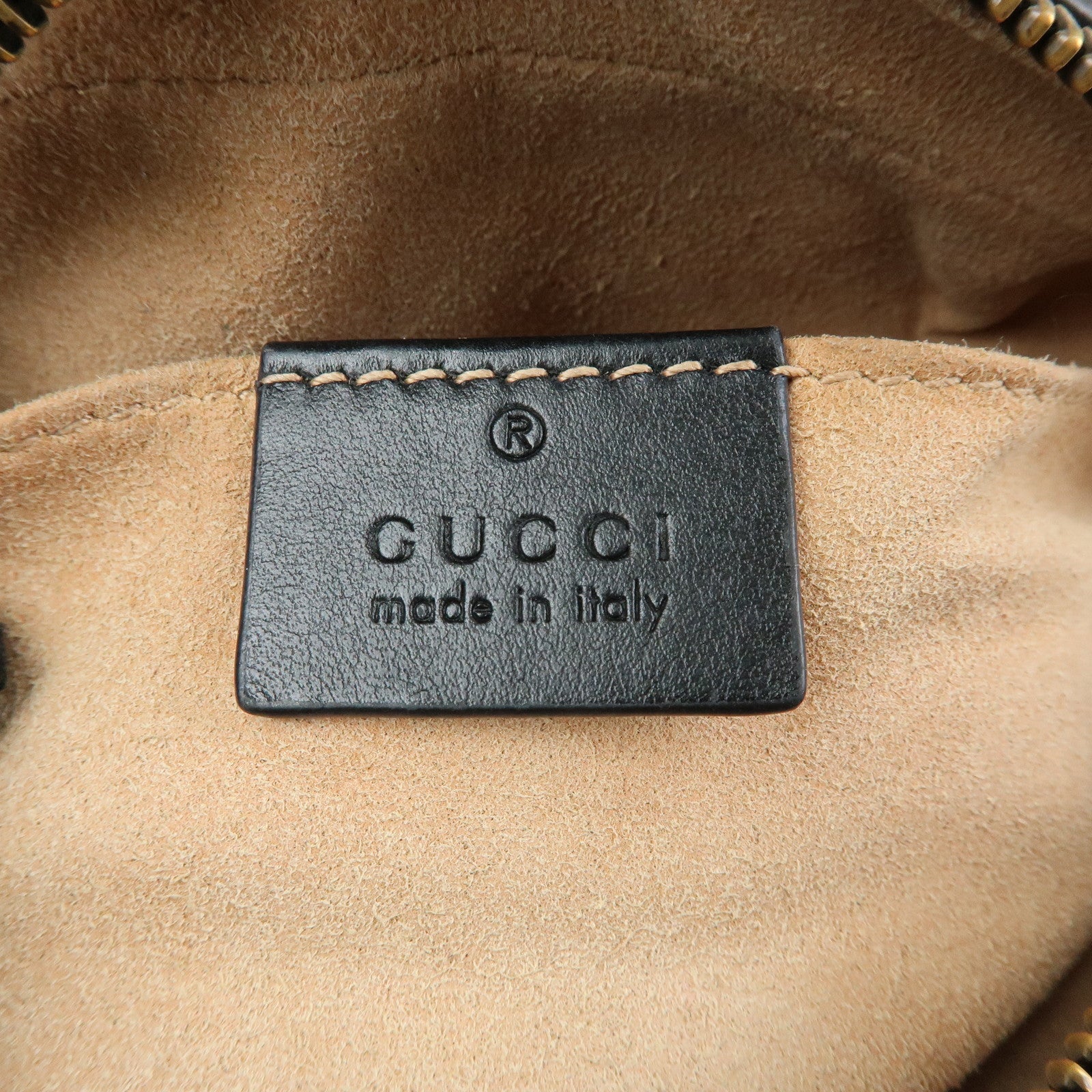 GUCCI GG Marmont Leather Shoulder Crossbody Bag Black 448065
