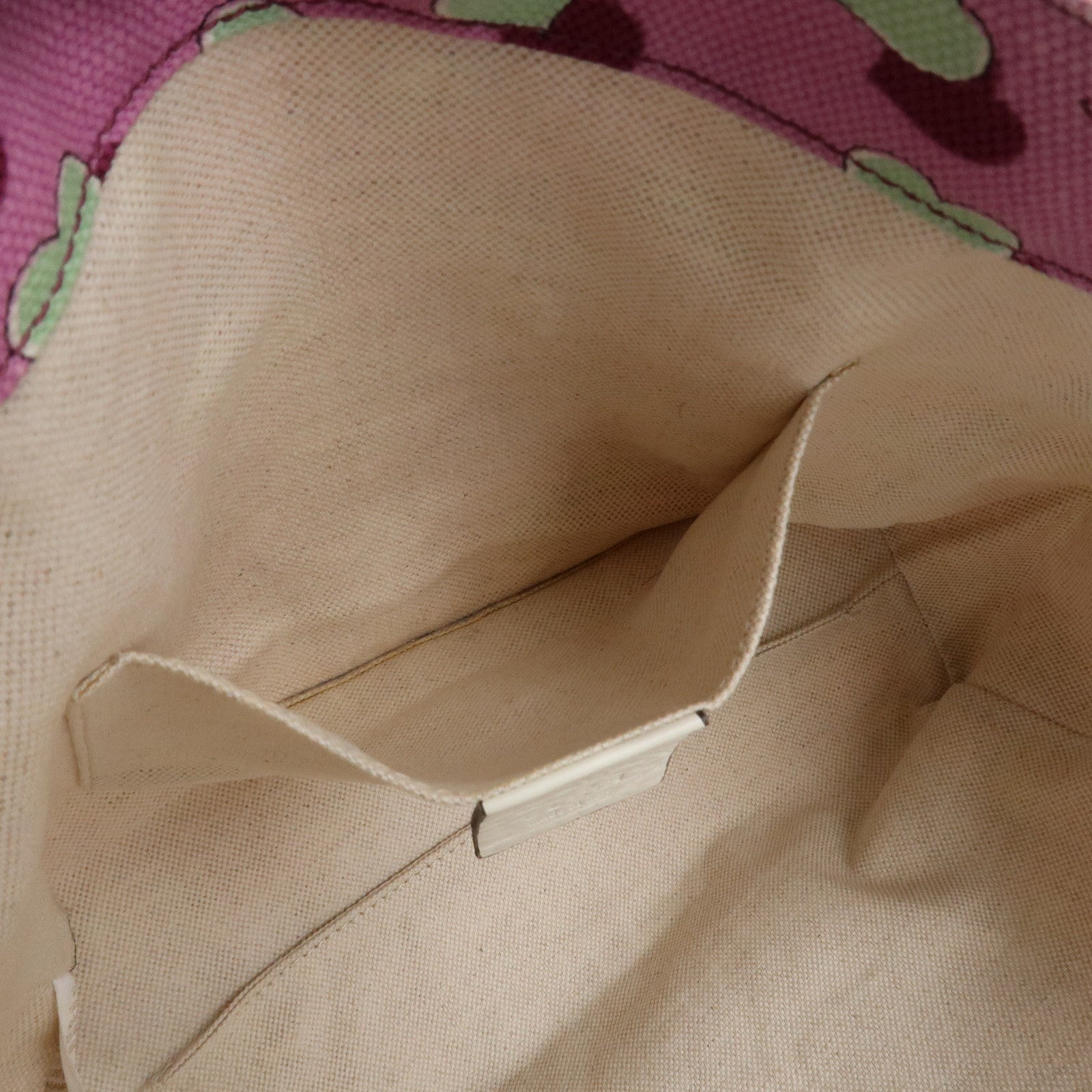 GUCCI Children's Canvas Leather Tote Bag Hand Bag Pink Ivory 284721 Used