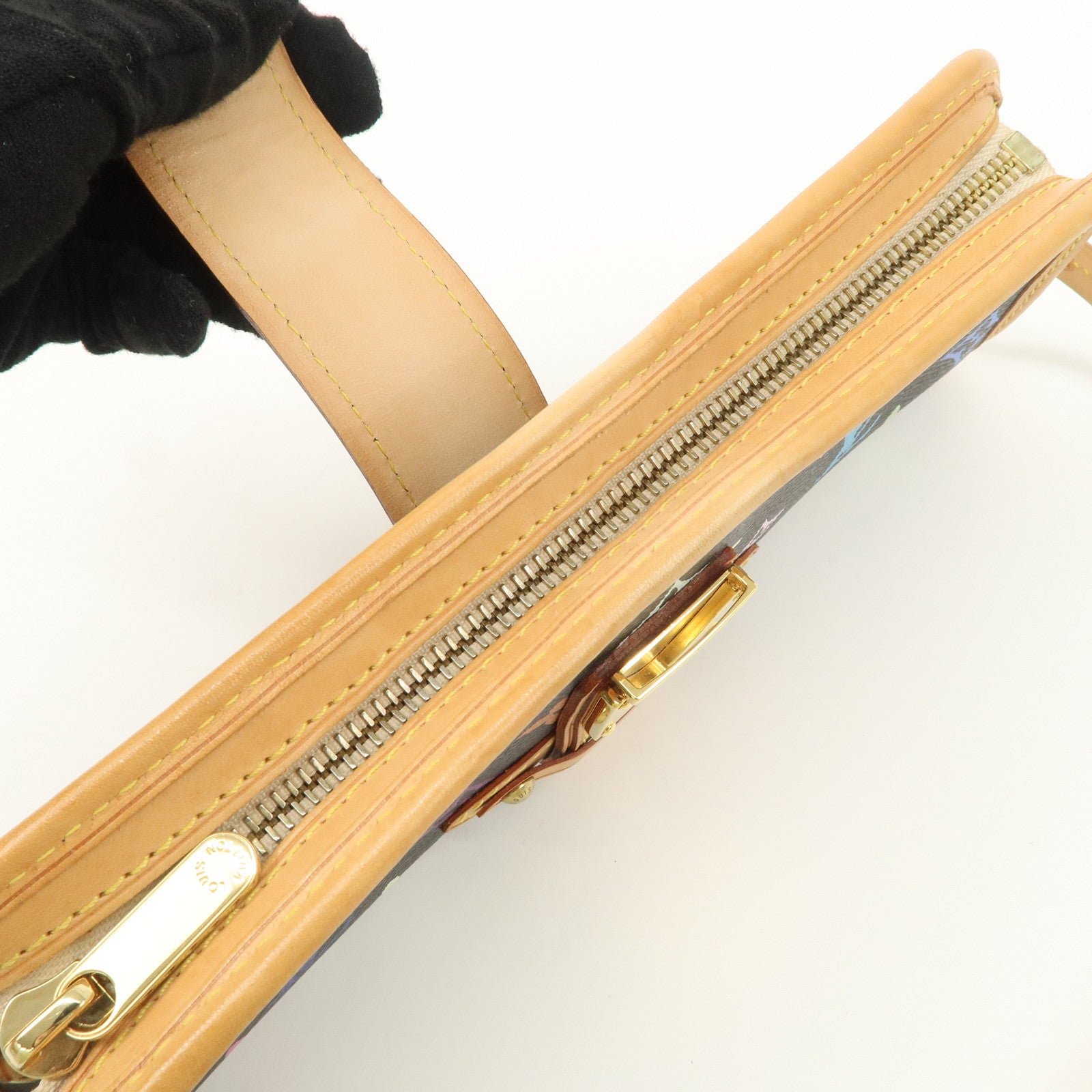 Louis Vuitton Monogram Multicolor Shirley Shoulder Bag Hand Bag M40050 Used