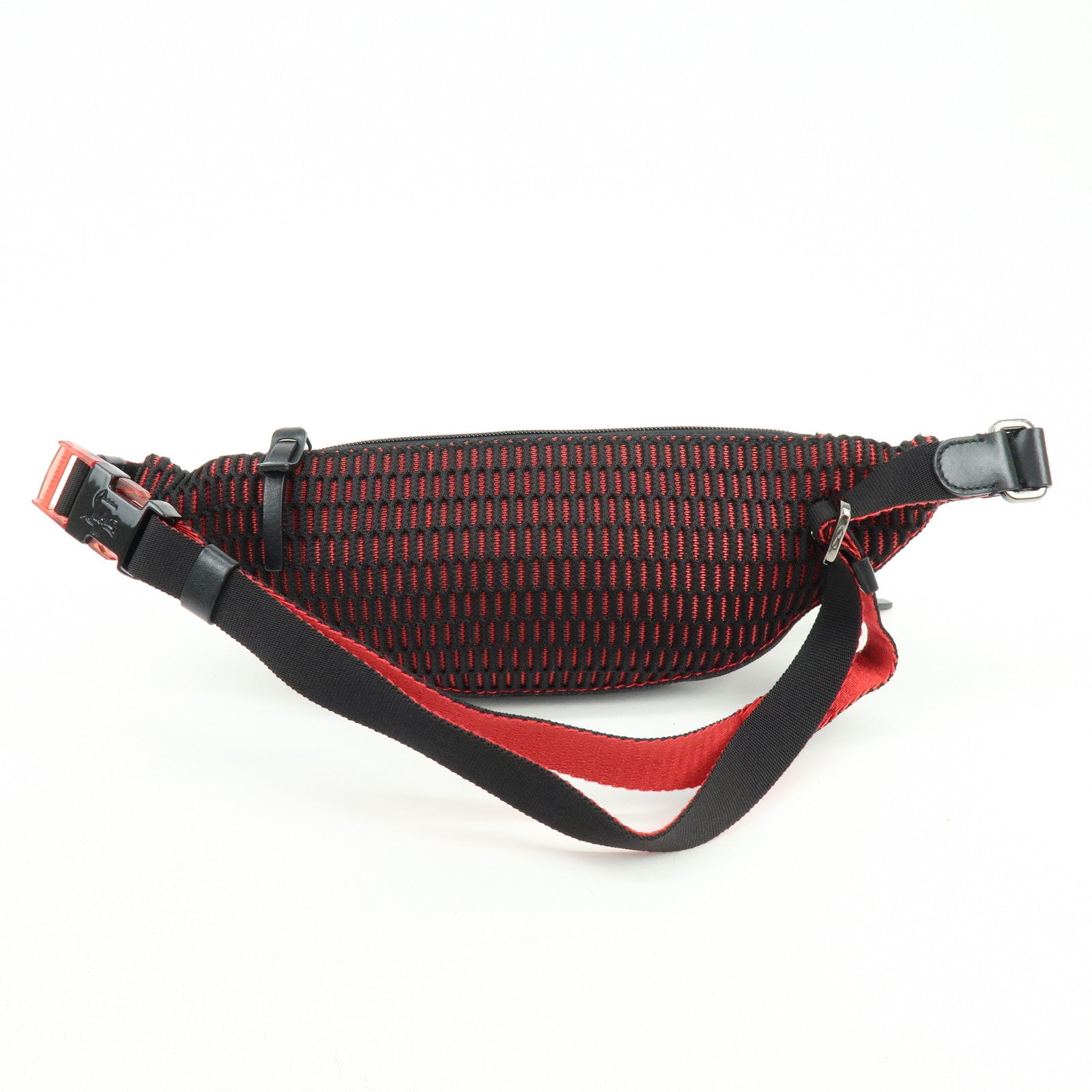 Christian Louboutin Paris New York City Nylon Canvas Waist Bag