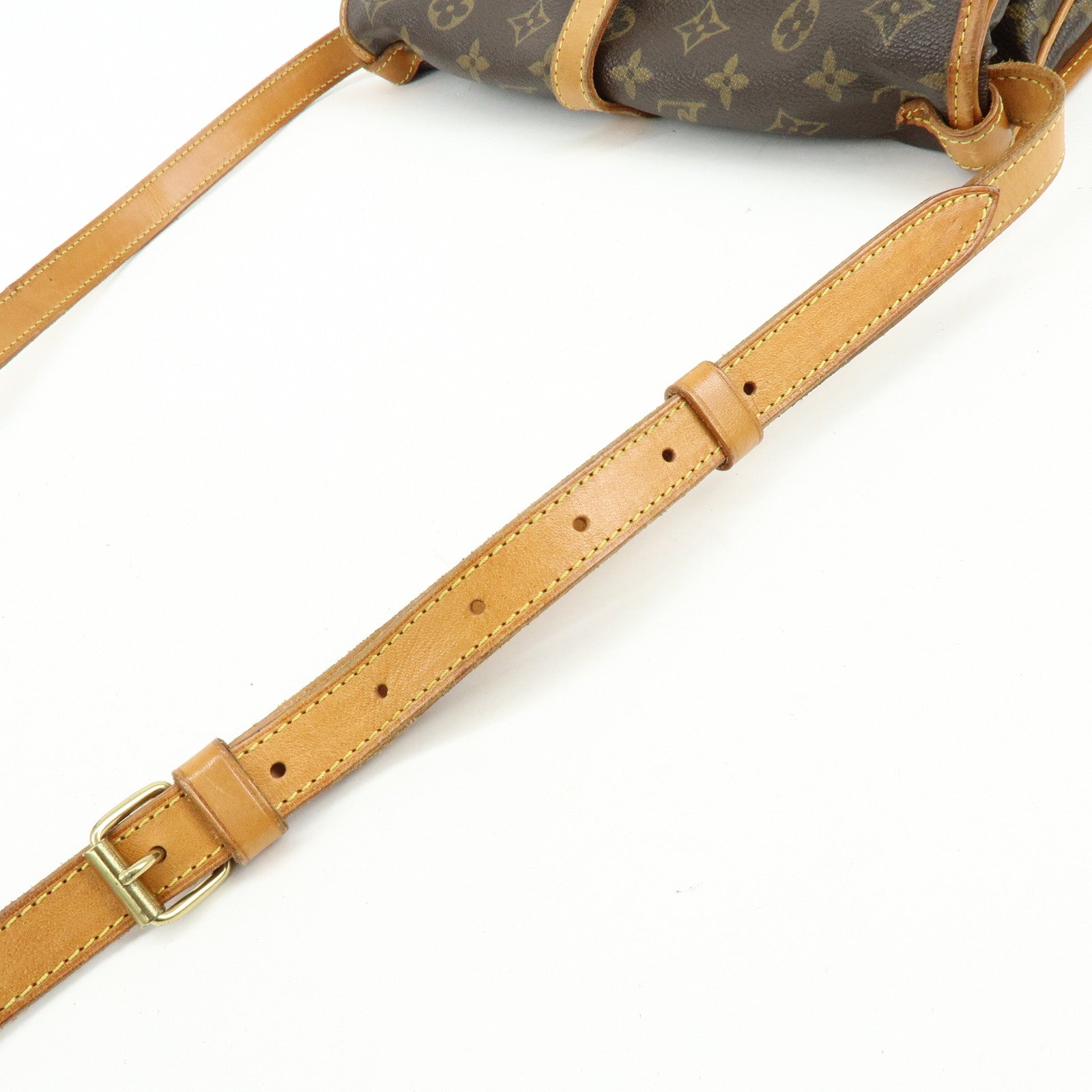 Louis Vuitton Monogram Saumur 30 Canvas Shoulder Bag Brown M42256