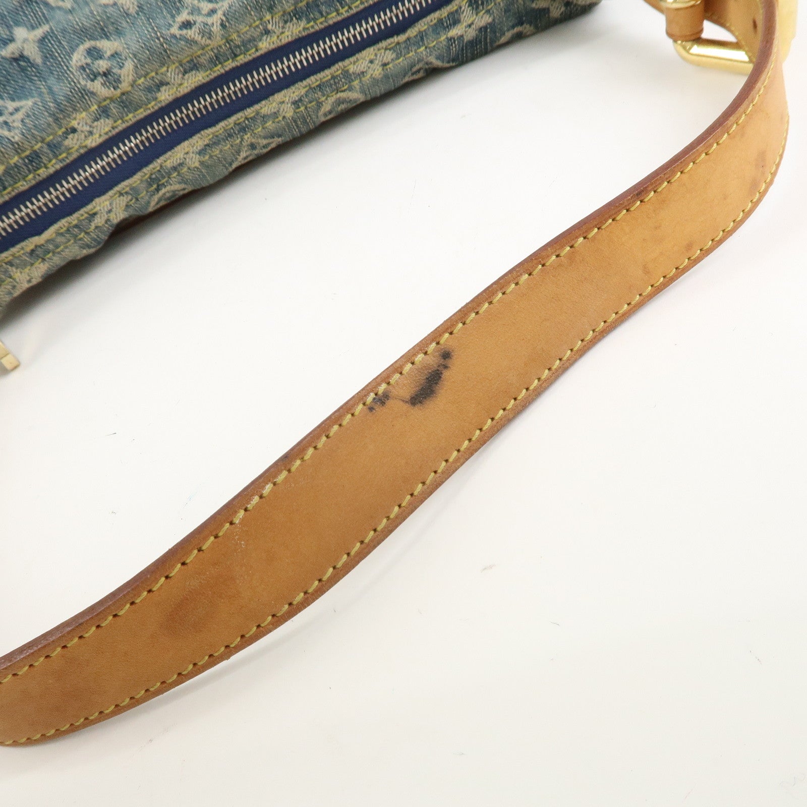 Louis Vuitton Monogram Denim Baggy PM 2Way Bag Shoulder Bag M95049