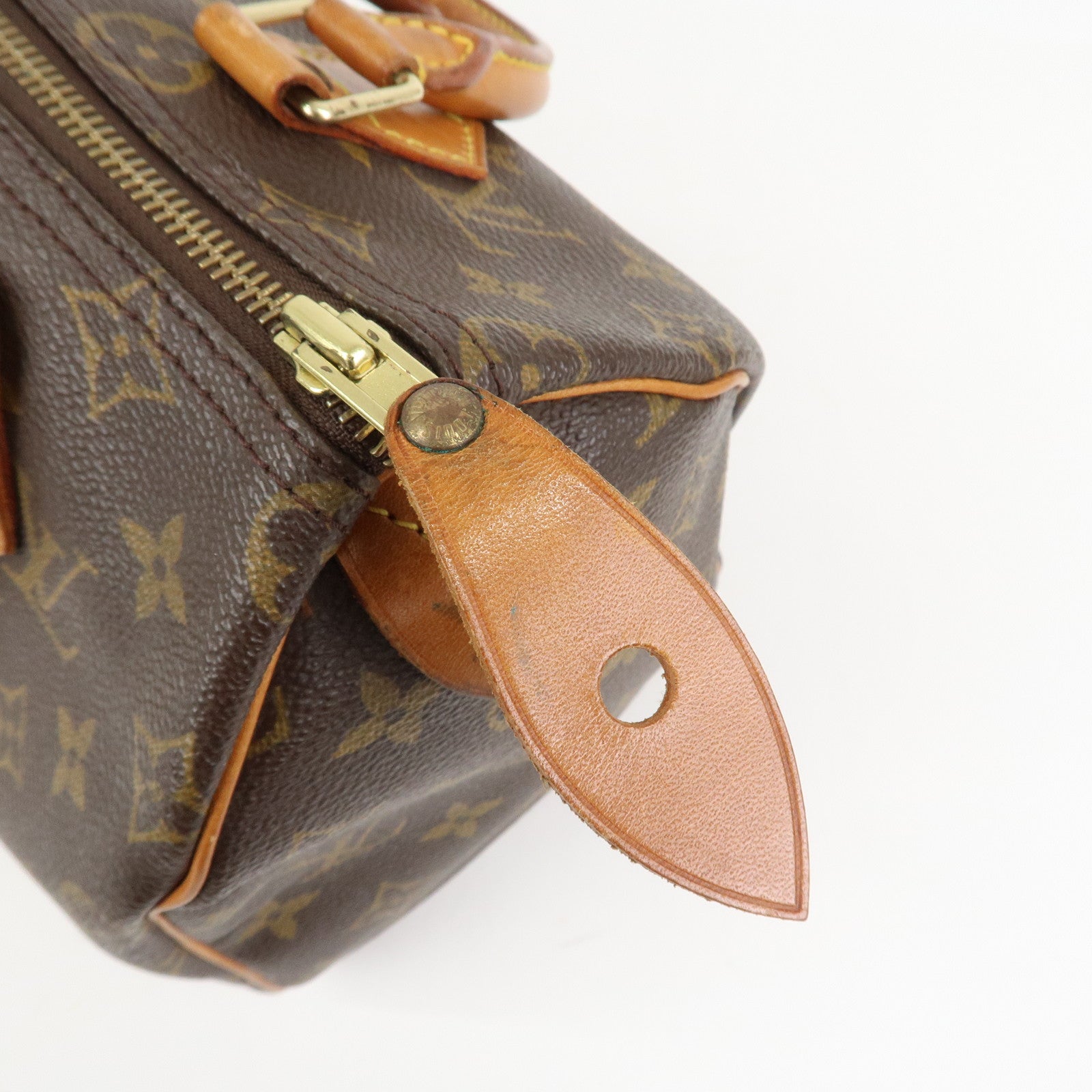 Louis Vuitton Monogram Speedy 25 Boston Bag Hand Bag Brown M41528