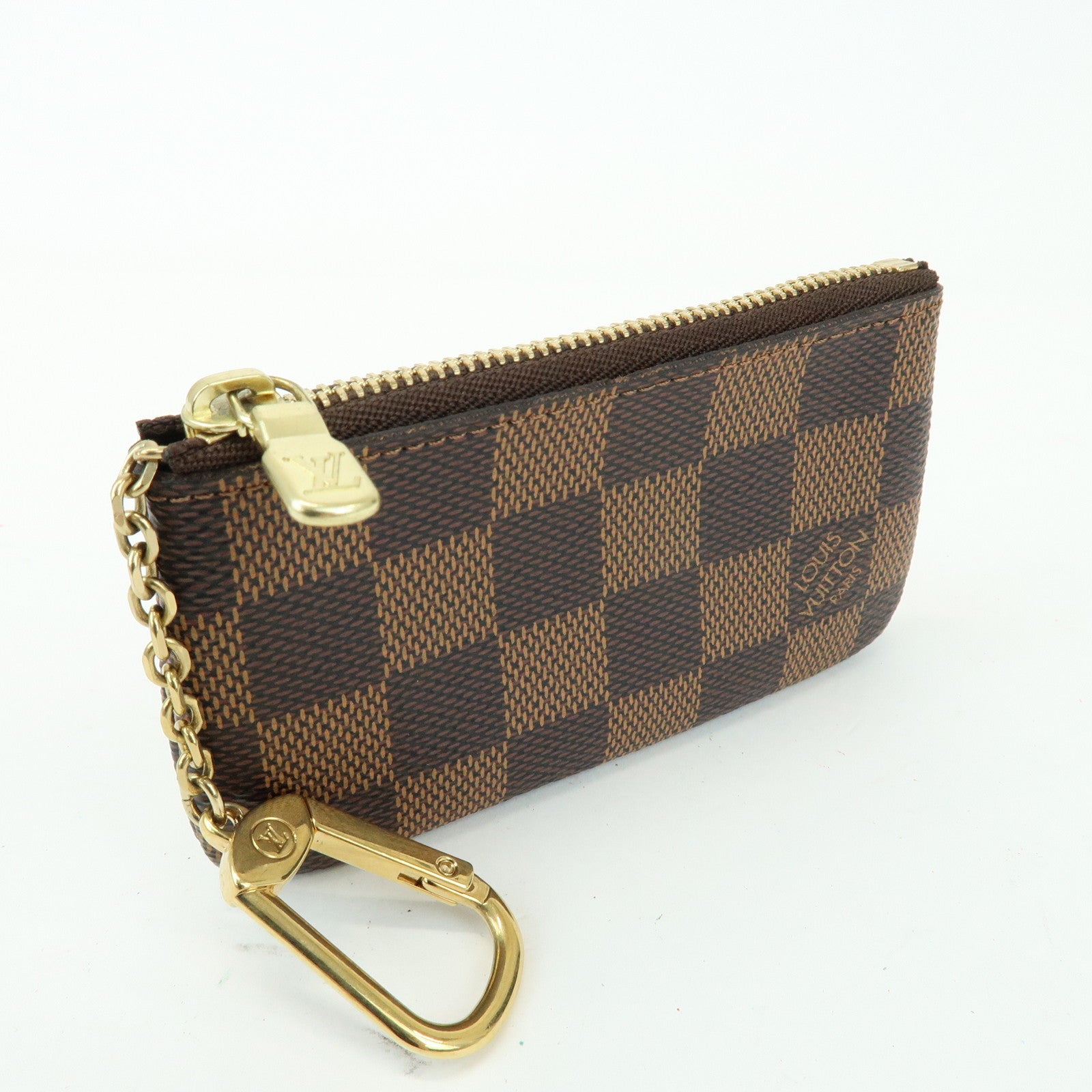 Louis Vuitton Damier Canvas Pochette Cles Damier Ebene N62658