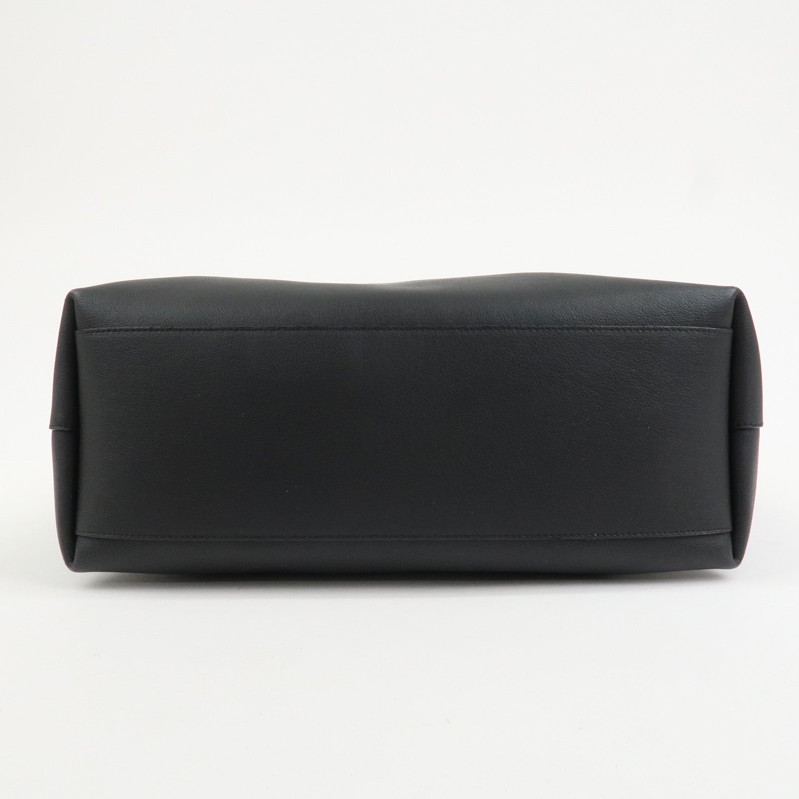 Saint Laurent Leather Tote Bag Shoulder Bag Black