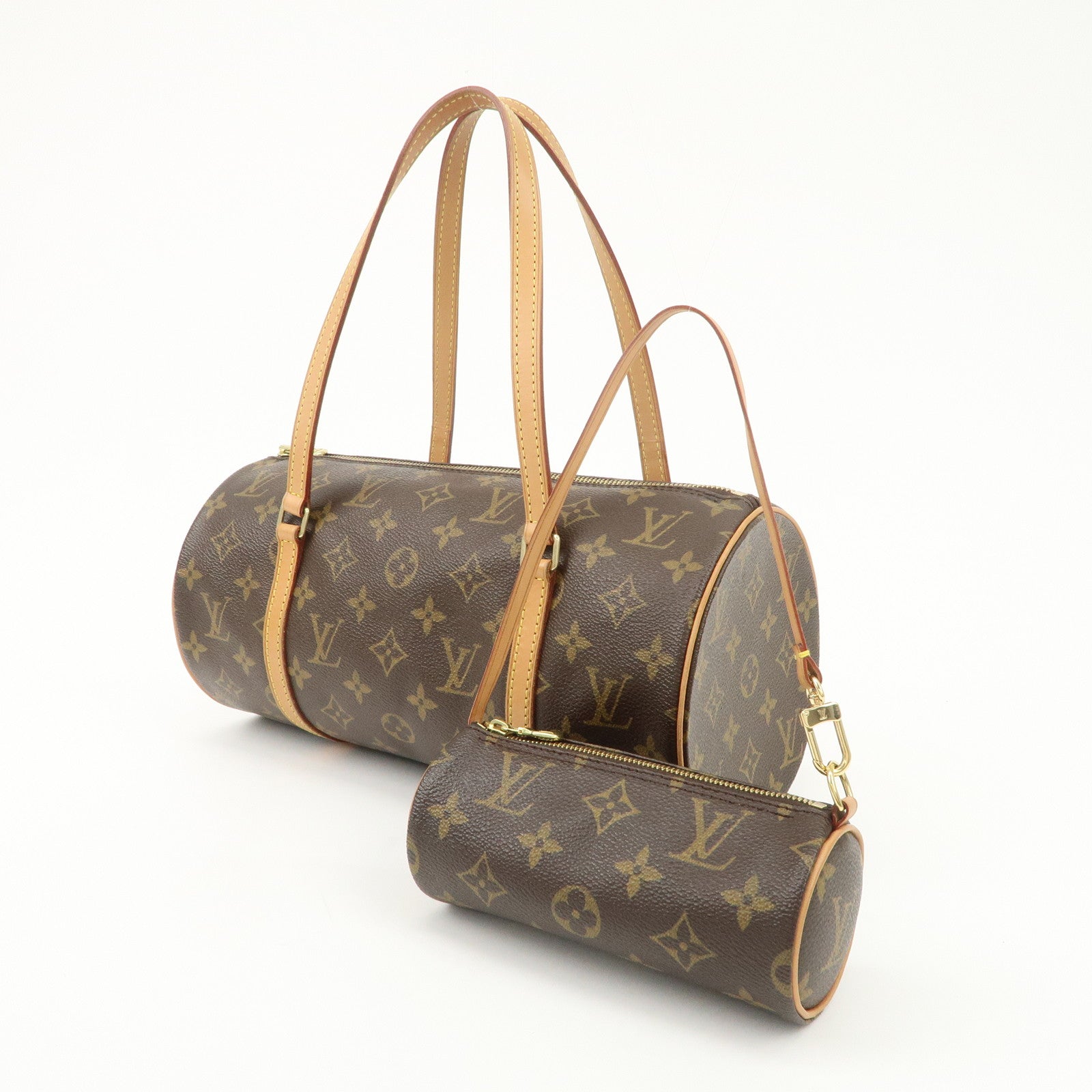Louis Vuitton Monogram Papillon 30 Hand Bag New Style M51385 Used