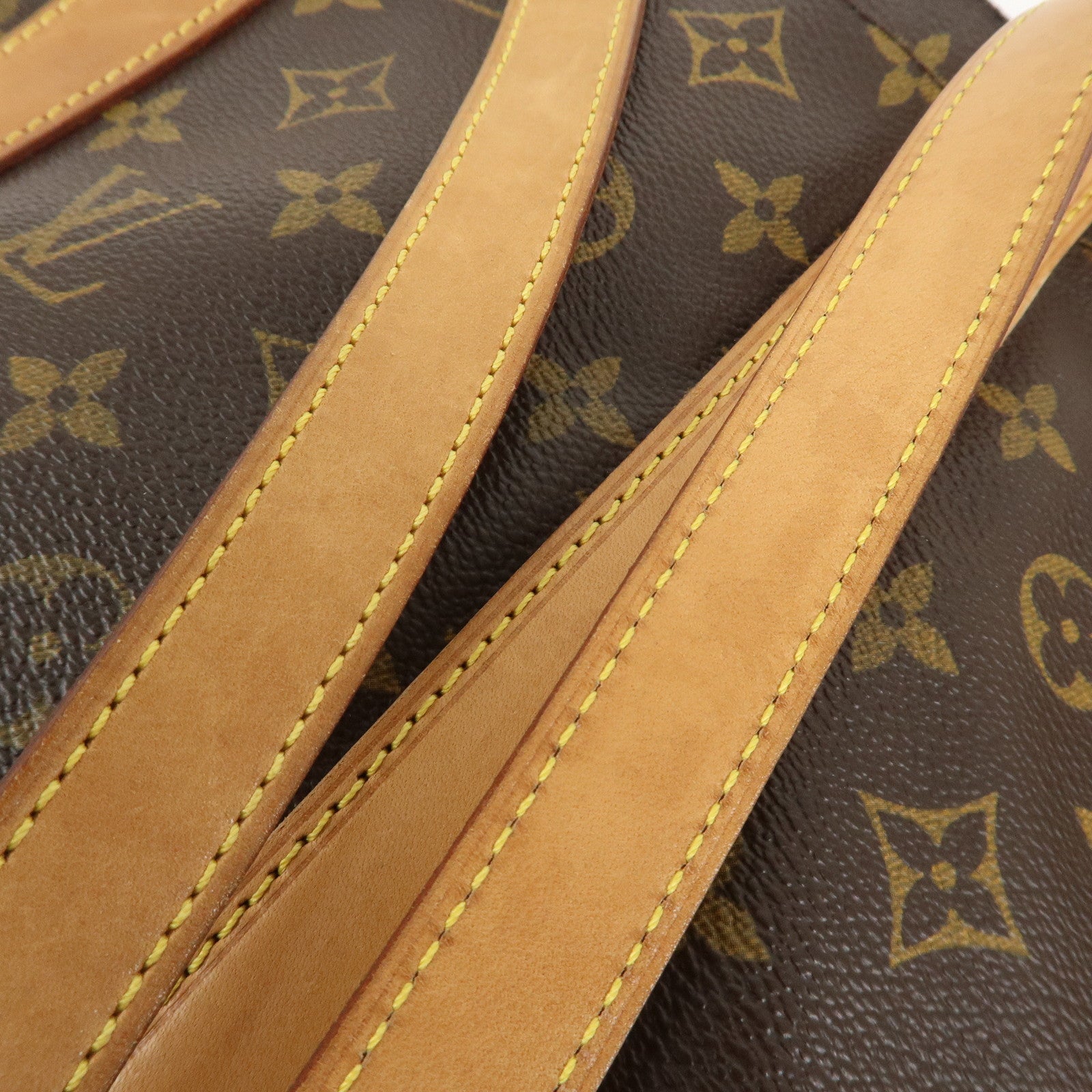 Louis Vuitton Monogram Randonnee PM Laundry Bag Brown M42243 Used