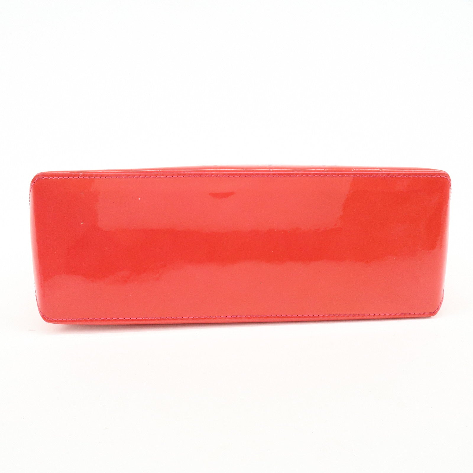 Louis Vuitton Monogram Vernis Wilshire PM Hand Bag Rose Pop M93643