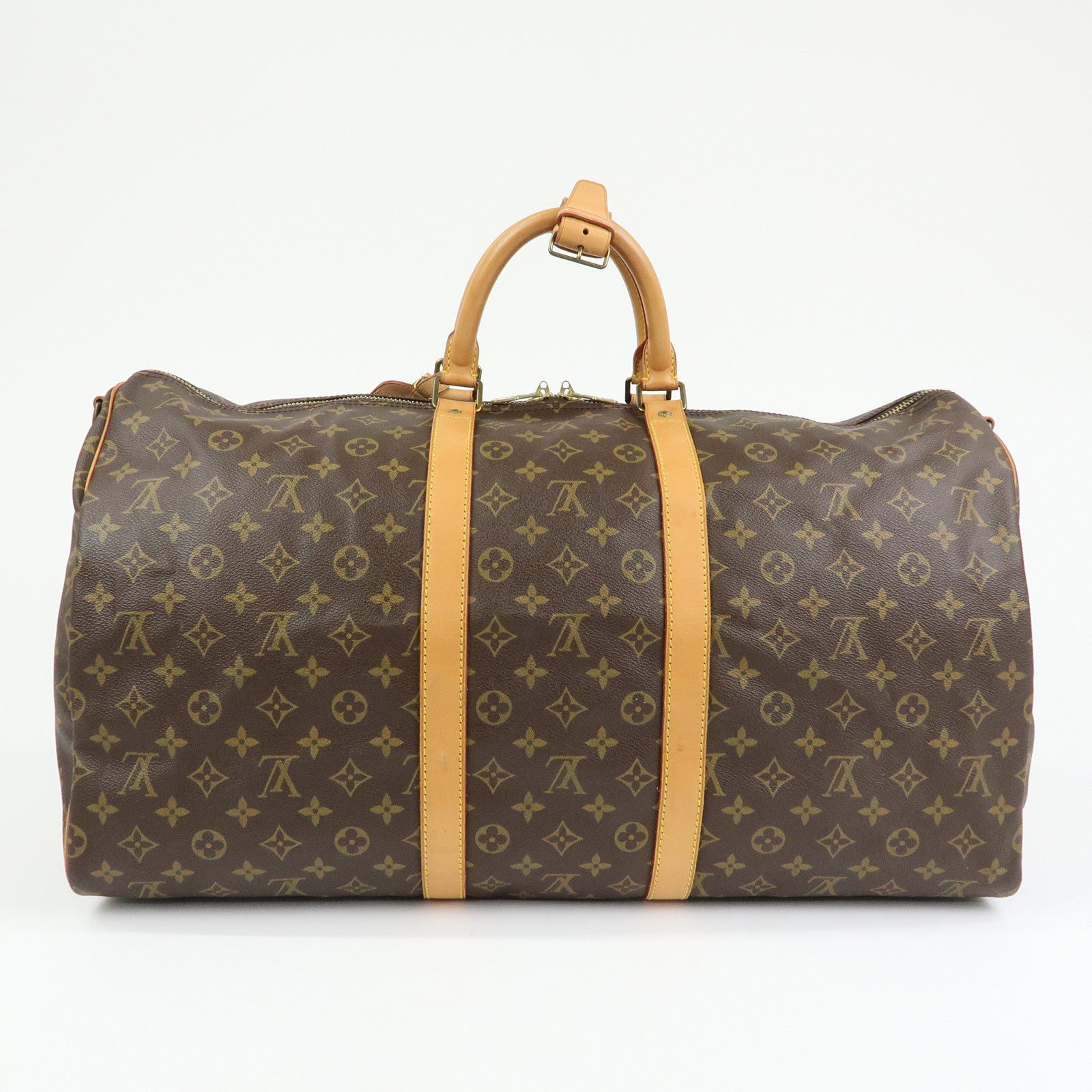 Louis Vuitton Monogram Keep All Bandouliere 55 Boston Bag M41414
