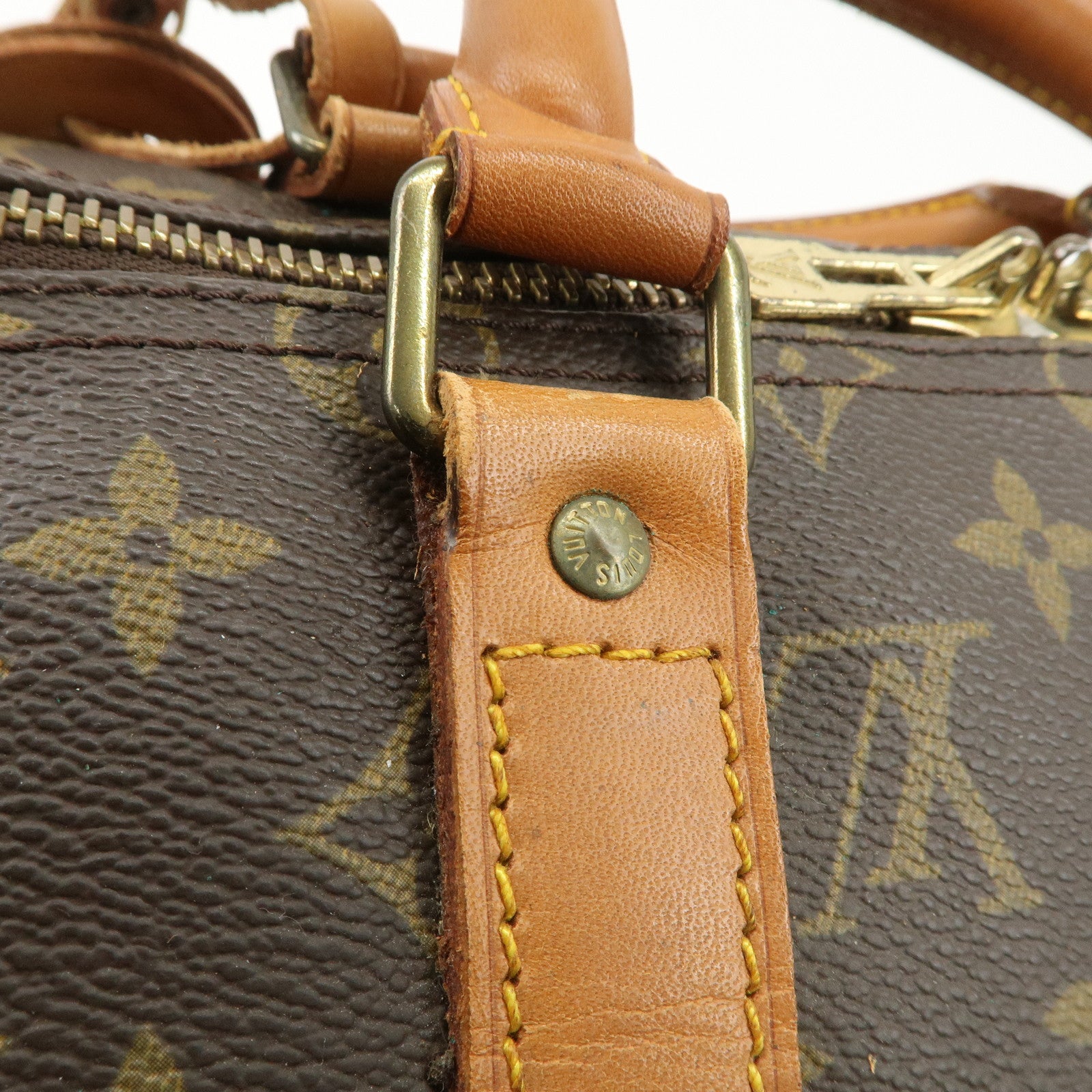 Louis Vuitton Monogram Keep All 50 Bandouliere Boston Bag M41416