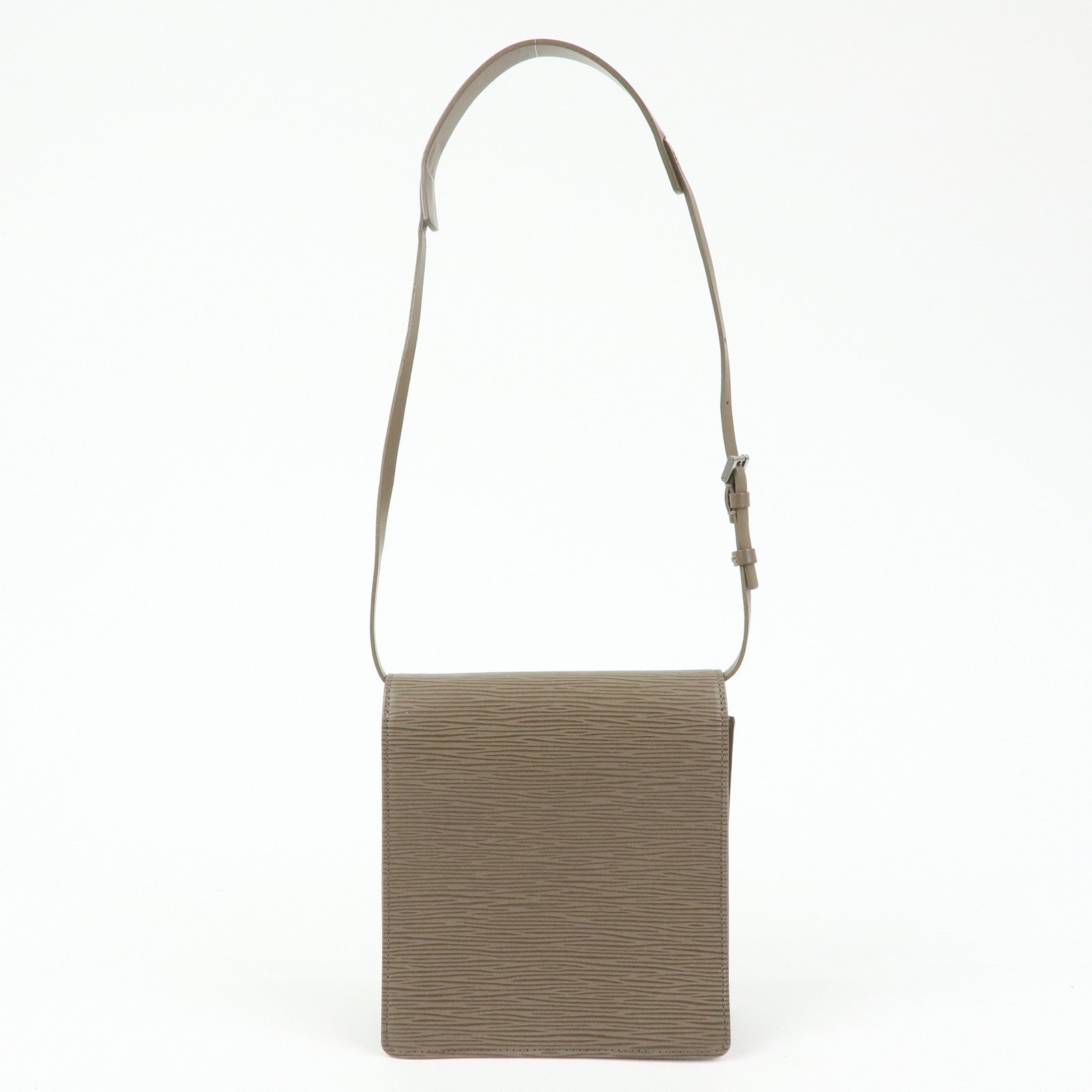 Louis Vuitton Epi Leather Biarritz PM Shoulder Bag Pepper M5293B