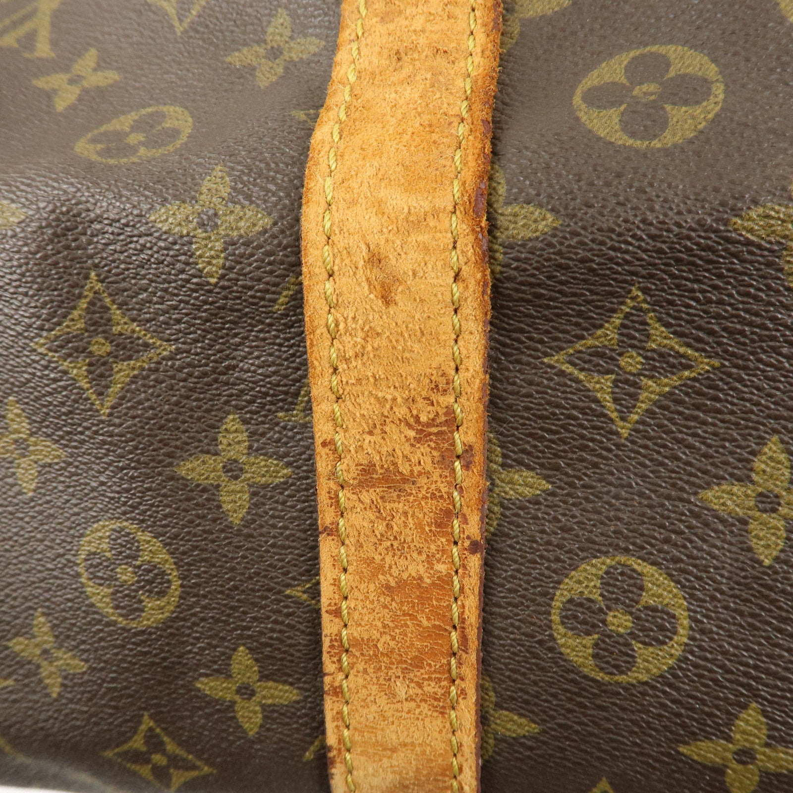 Louis Vuitton Monogram Keep All 60 Boston Bag Brown M41422 Used