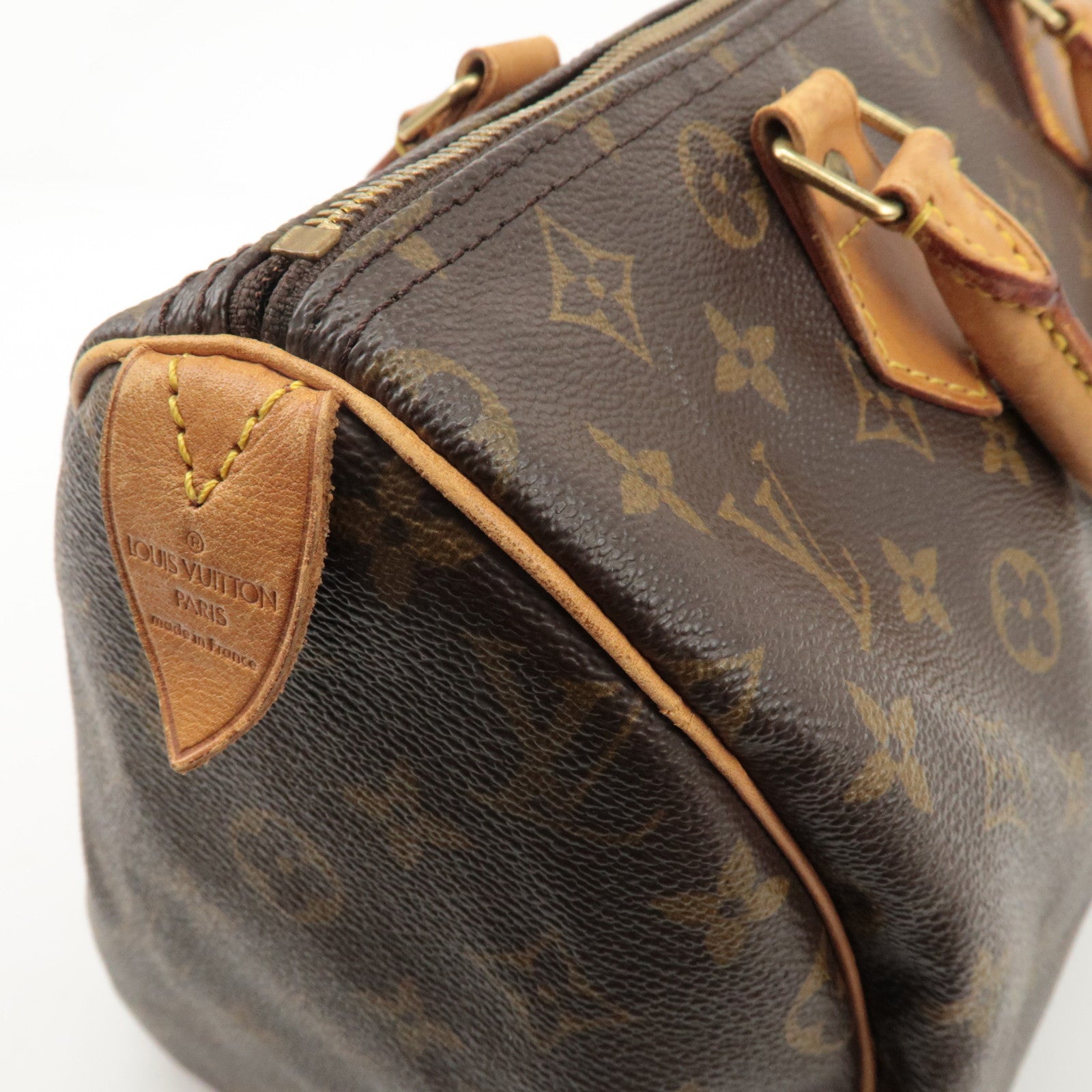 Louis Vuitton Monogram Speedy 30 Hand Bag Boston Bag M41526 Used