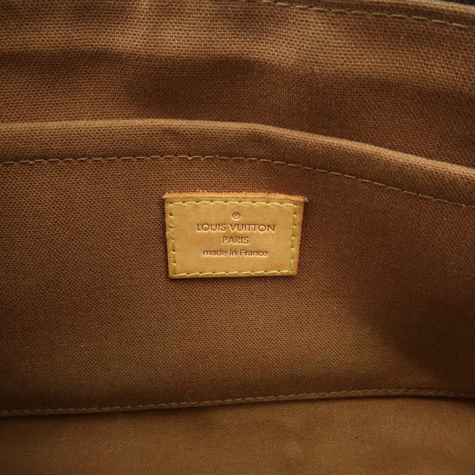 Louis Vuitton Monogram Popincourt Hand Bag Brown M40009 Used