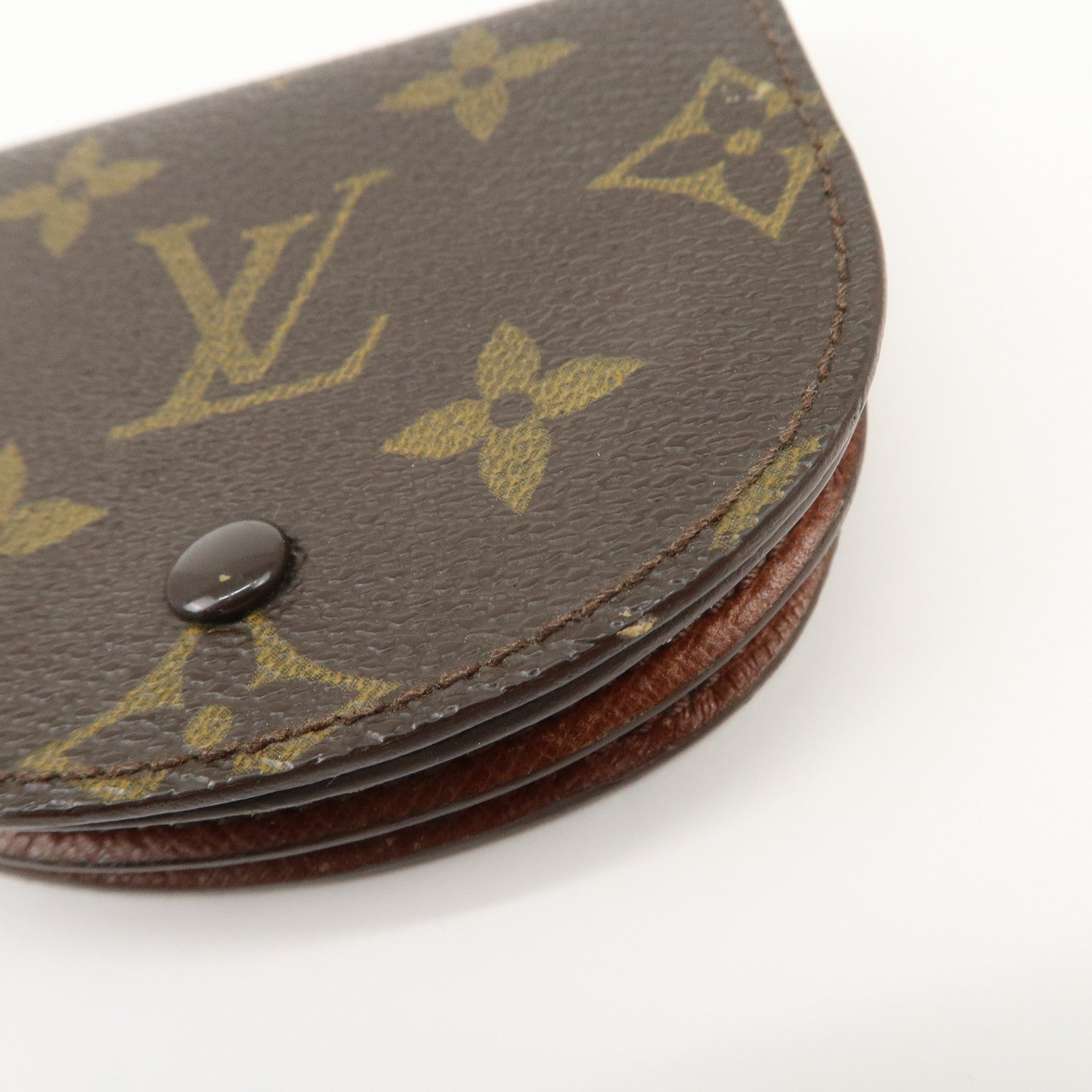 Louis Vuitton Monogram Set of 2 Canvas Coin Case M61930 M61970 Used