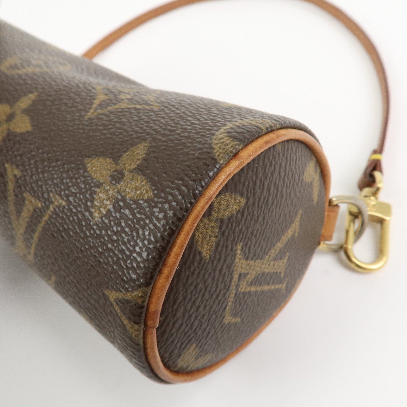 Louis Vuitton Monogram Set of 2 Mini Pouch for Papillon Bag Brown