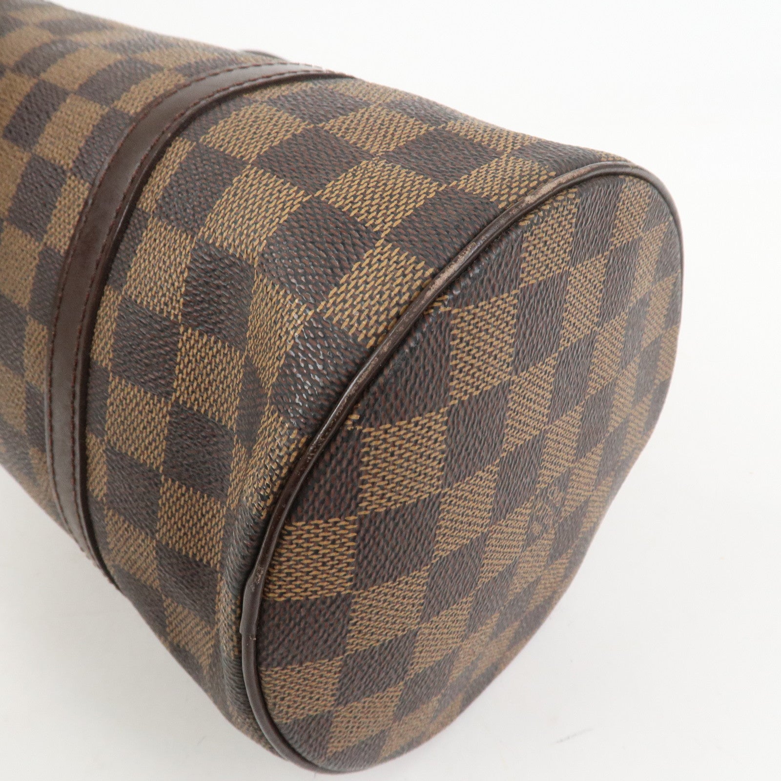 Louis Vuitton Damier Ebene Papillon 30 Hand Bag Brown N51303