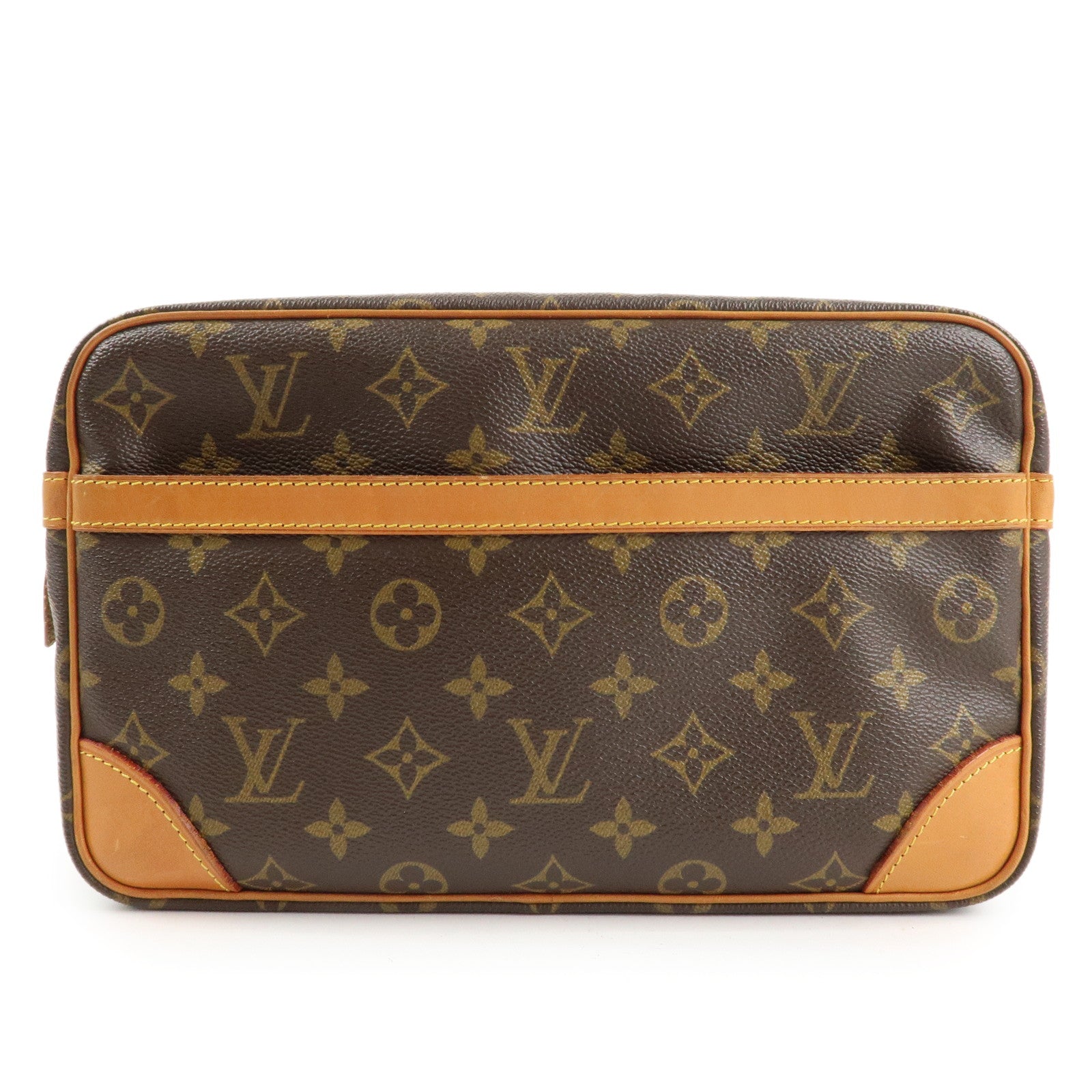 Louis Vuitton Monogram Compiegne 28 Pouch Clutch Bag M51845 Used