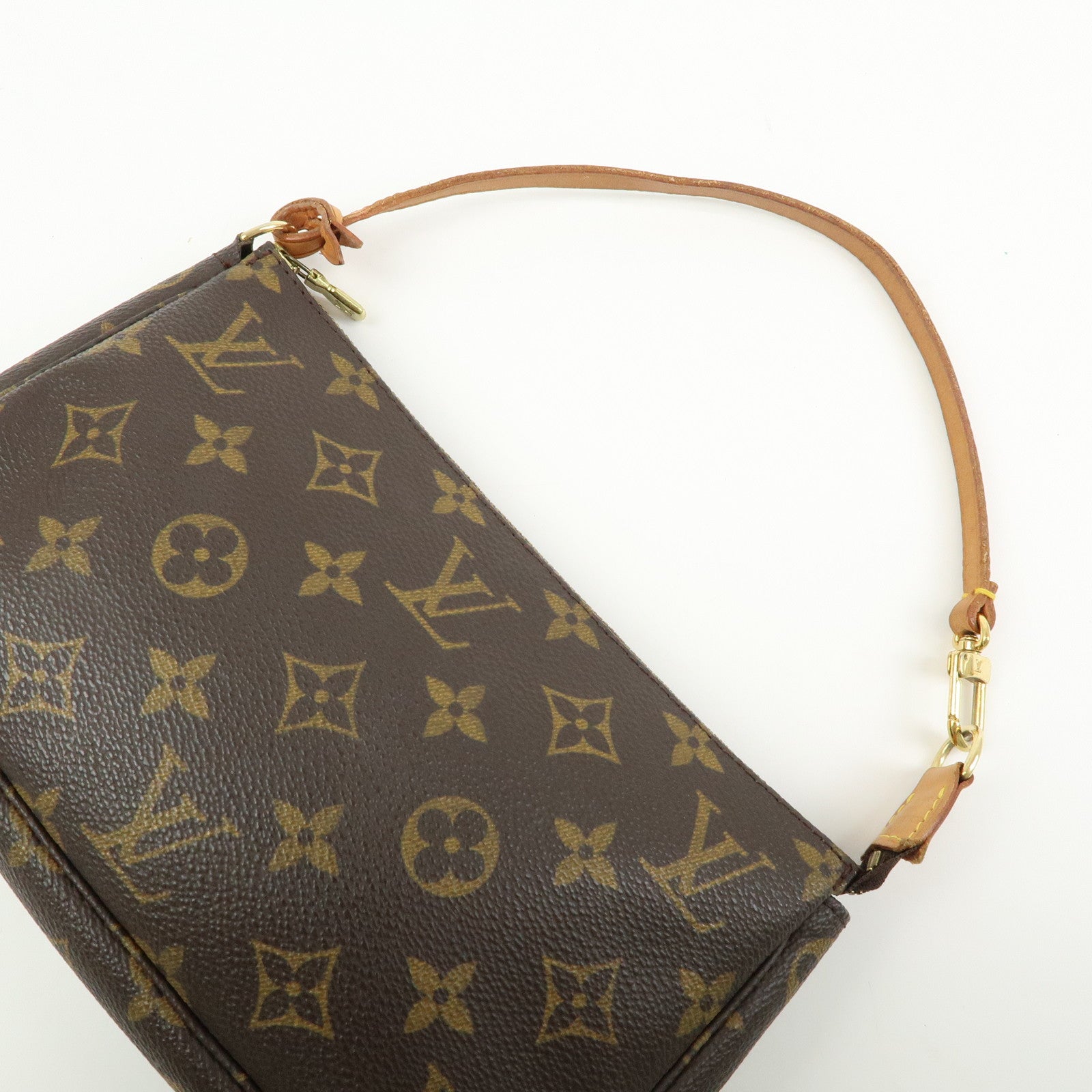Louis Vuitton Monogram Pochette Accessoires Pouch Hand Bag M51980