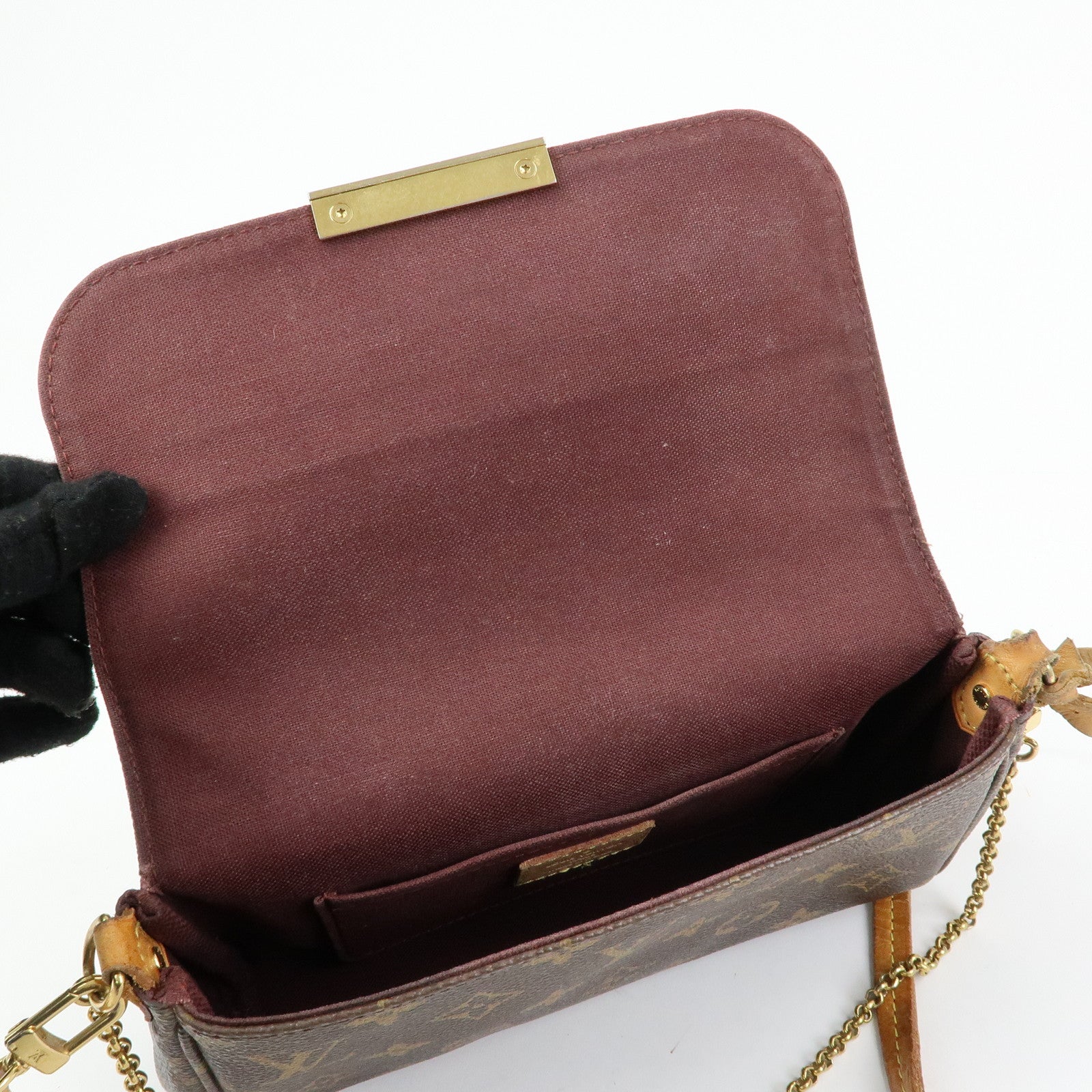 Louis Vuitton Monogram Favorite PM 2Way Shoulder Bag Brown M40717