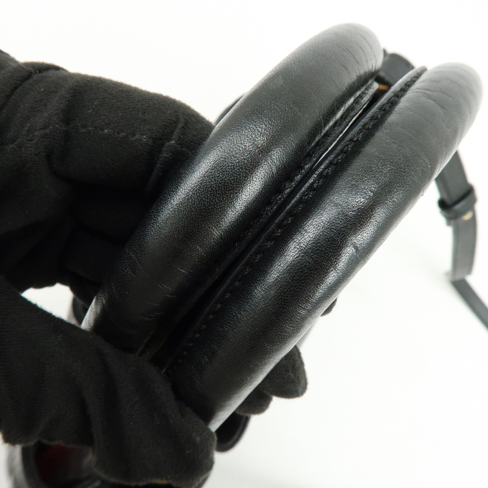 Chloe Victoria Leather 2Way Bag Shoulder Bag Black