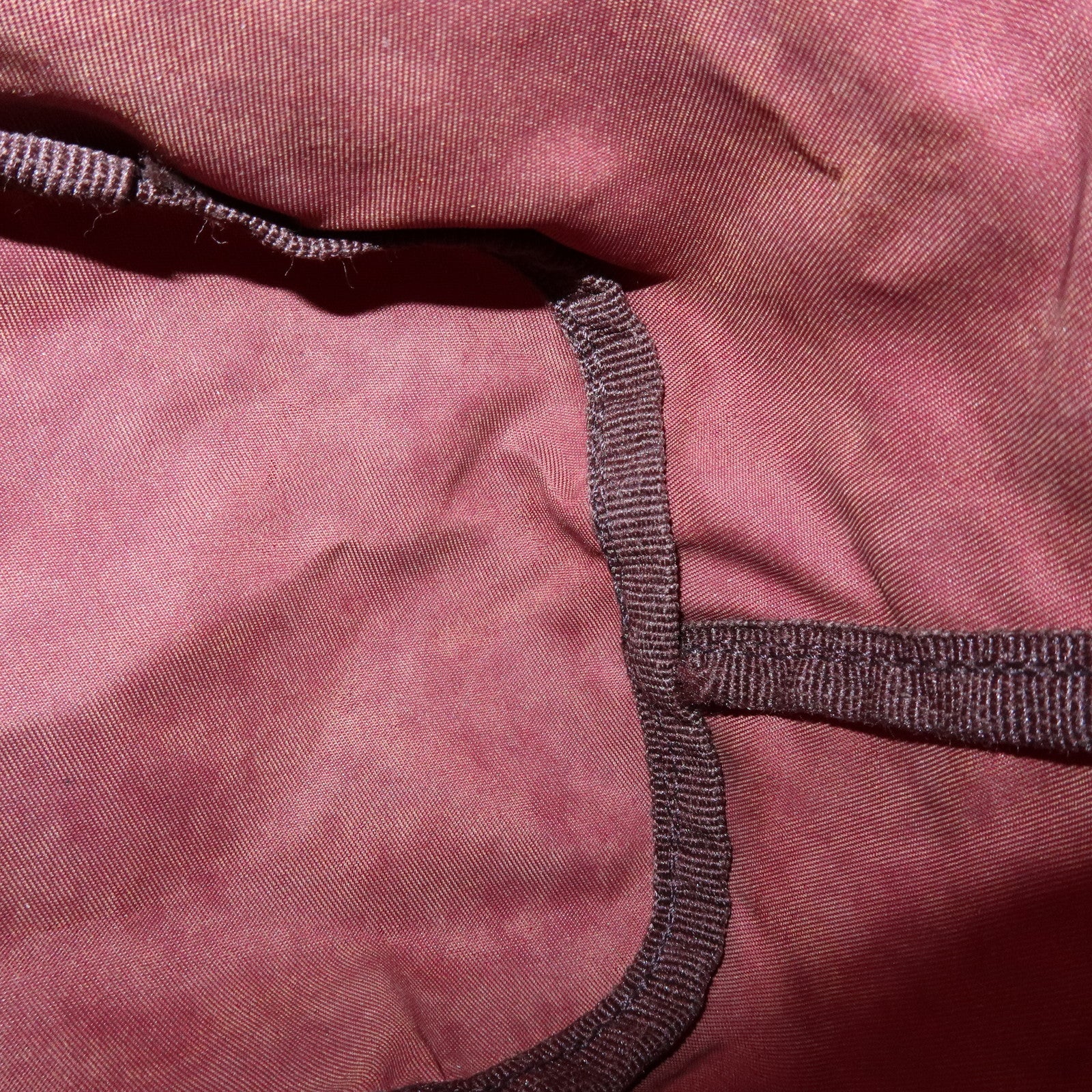 PRADA Triangle Logo Nylon Saffiano Leather Drawstring Pouch Bag