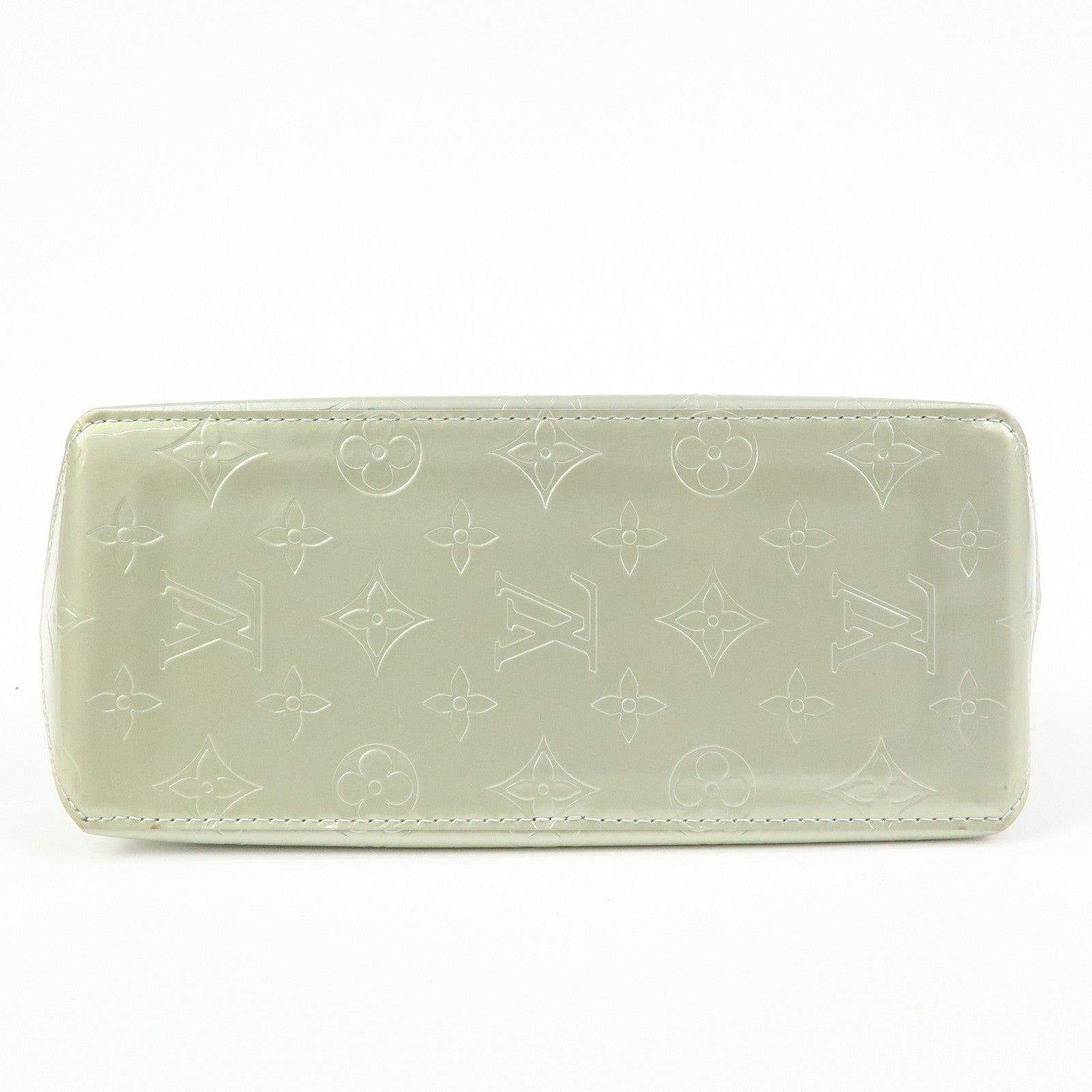 Louis Vuitton Monogram Vernis Reade PM Hand Bag Gris Gray M91145