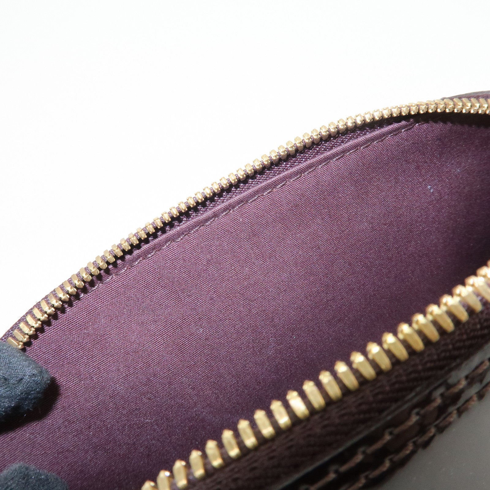 Louis Vuitton Monogram Vernis Alma BB 2Way Hand Bag Amarante M91678