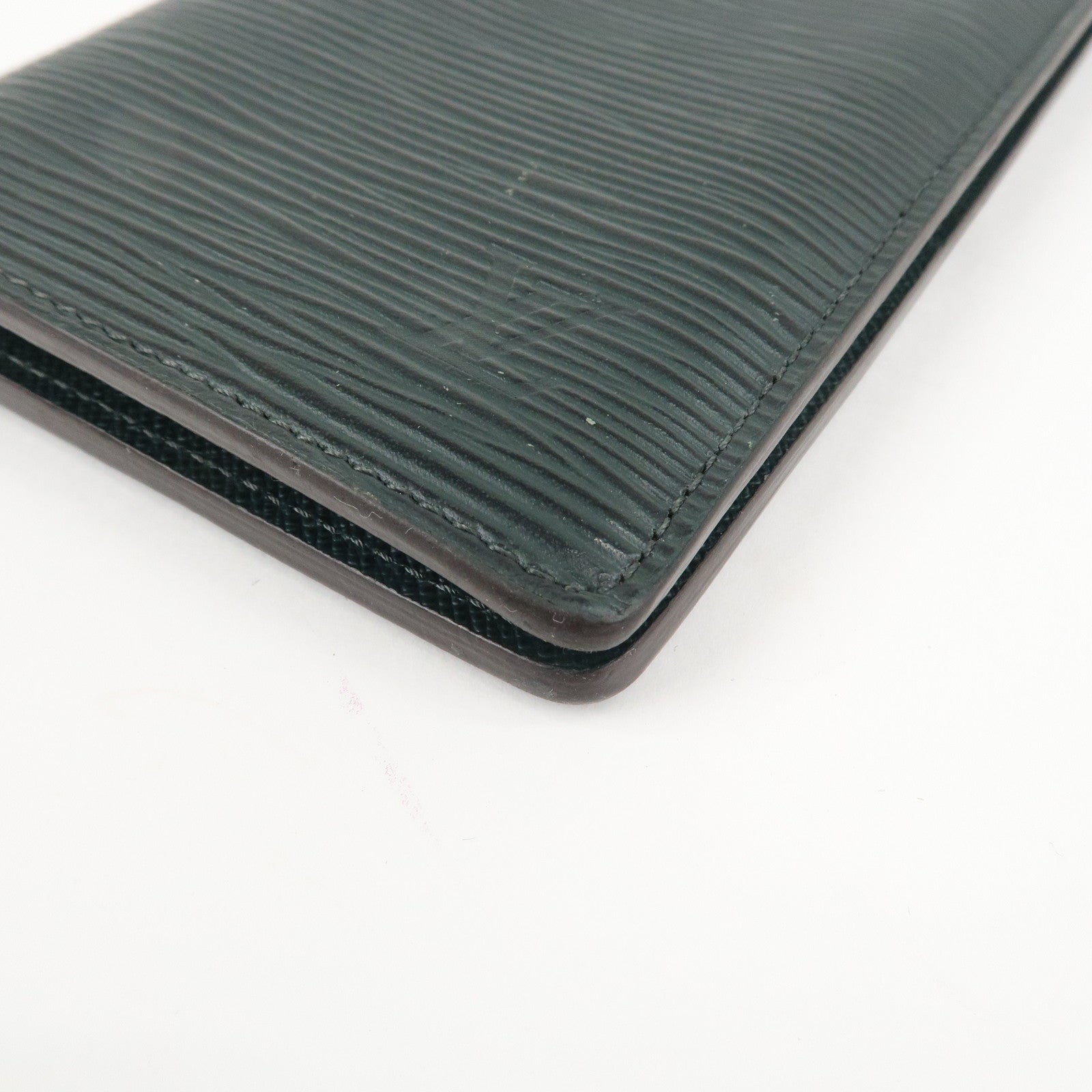 Louis Vuitton Epi Leather Long Wallet Dark Green Used