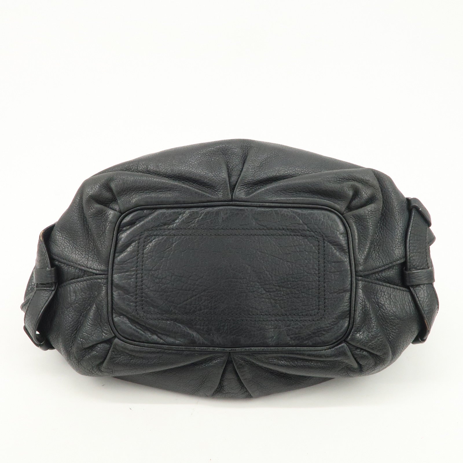 CELINE Bittersweet Leather Shoulder Bag Hand Bag Black