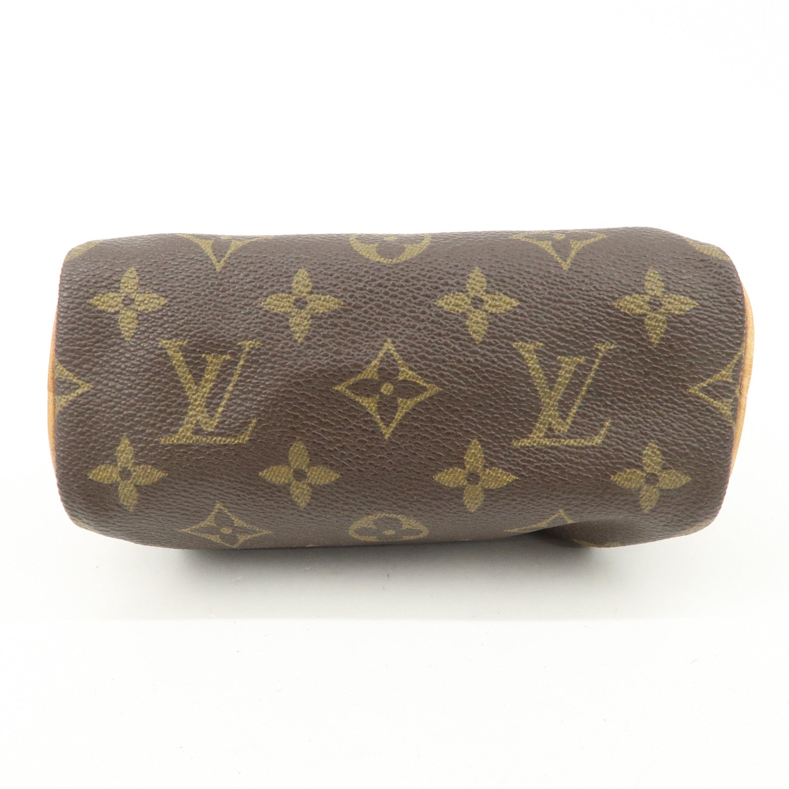 Louis Vuitton Monogram Canvas Mini Speedy Hand Bag Brown M41534