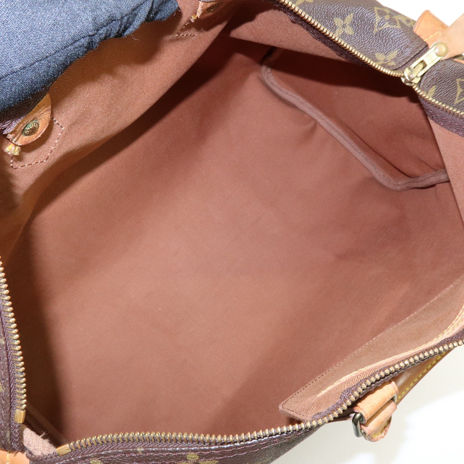 Louis Vuitton Monogram Speedy 40 Hand Bag Boston Bag Brown M41522