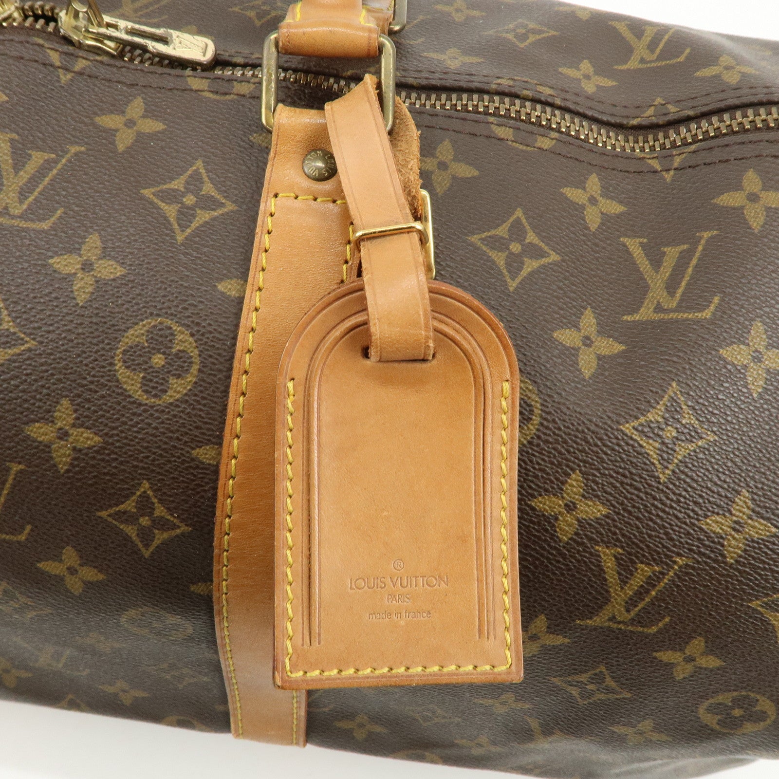 Louis Vuitton Monogram Keep All 55 Boston Bag Brown M41424