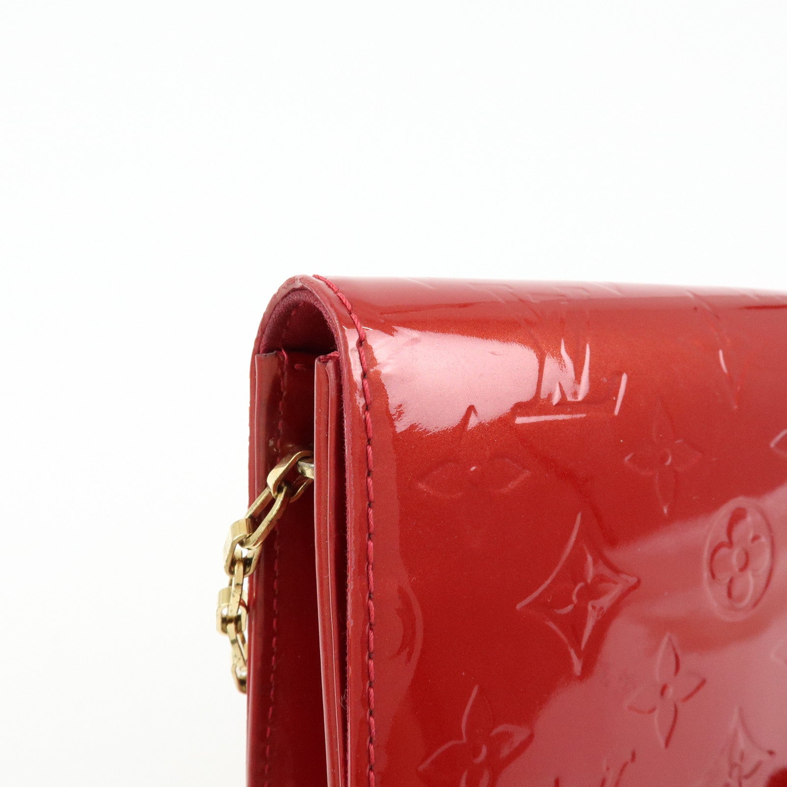 Louis Vuitton Monogram Vernis Leather Clutch Ana 3Way Bag M90095