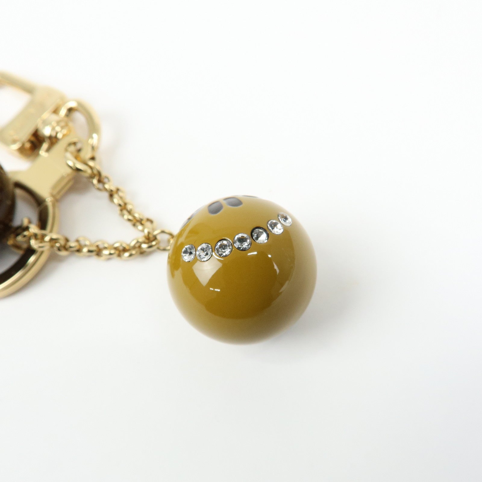 Louis Vuitton Jack & Lucy Key Chain Halloween Brown Gold M65376