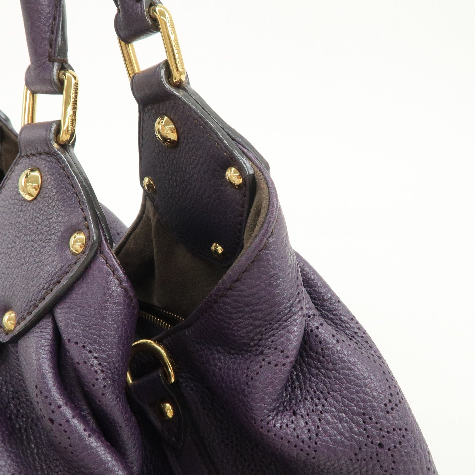 Louis Vuitton Monogram Mahina L Leather Hand Shoulder Bag M93441