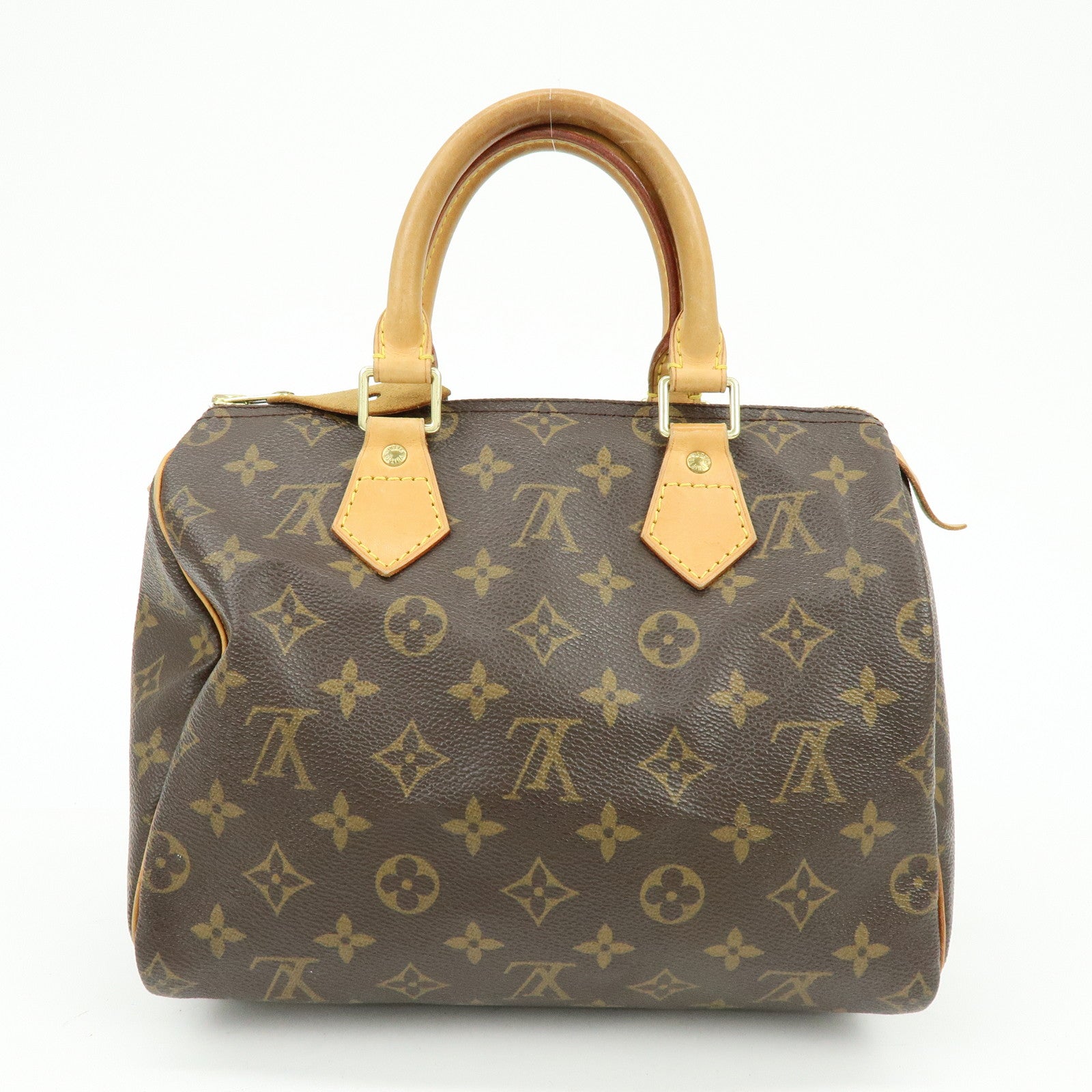 Louis Vuitton Monogram Speedy 25 Boston Bag Hand Bag Brown M41528