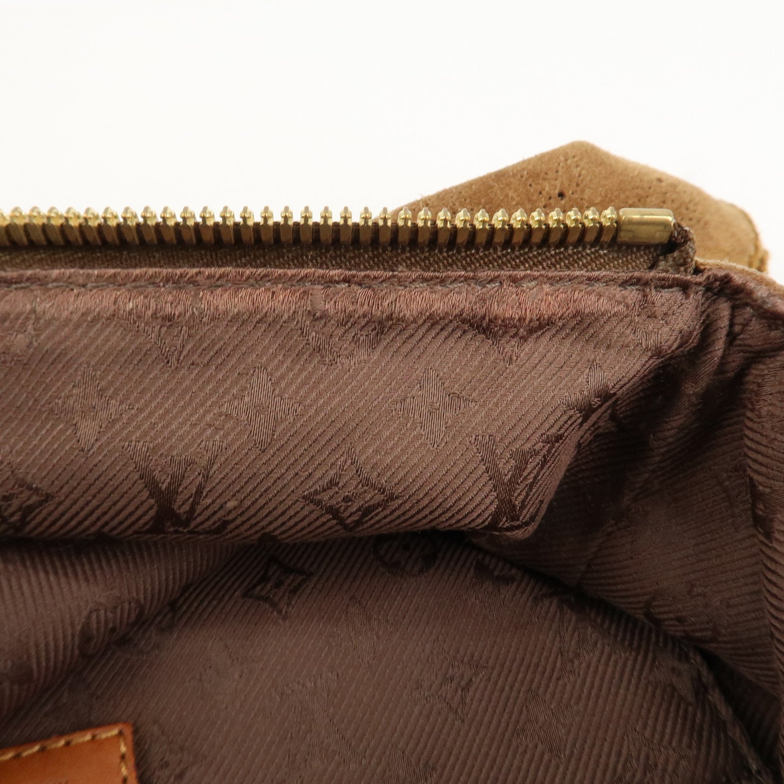 Louis Vuitton Monogram Mahina Onata PM Suede Shoulder Bag M95123 Used