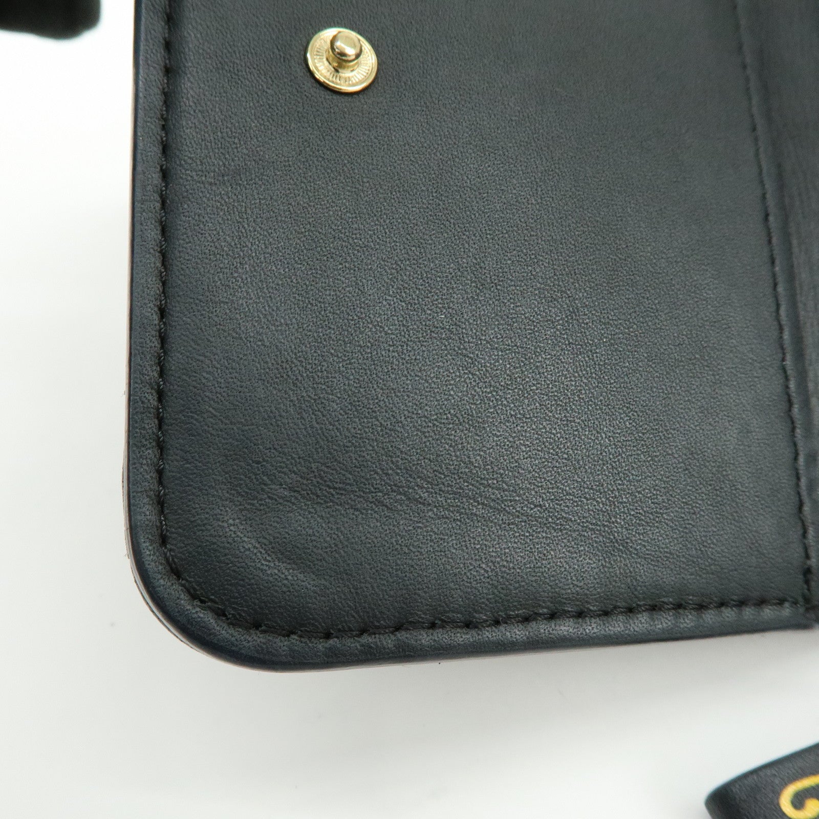 Louis Vuitton New Wave Leather Zippy Compact Wallet Noir M63789