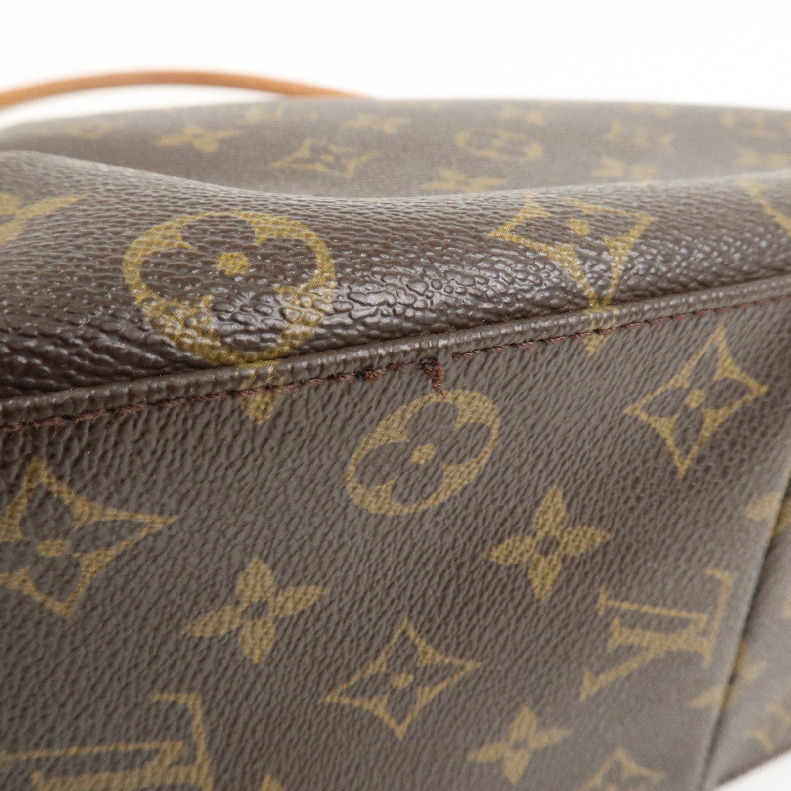 Louis Vuitton Monogram Looping GM Shoulder Bag Brown M51145