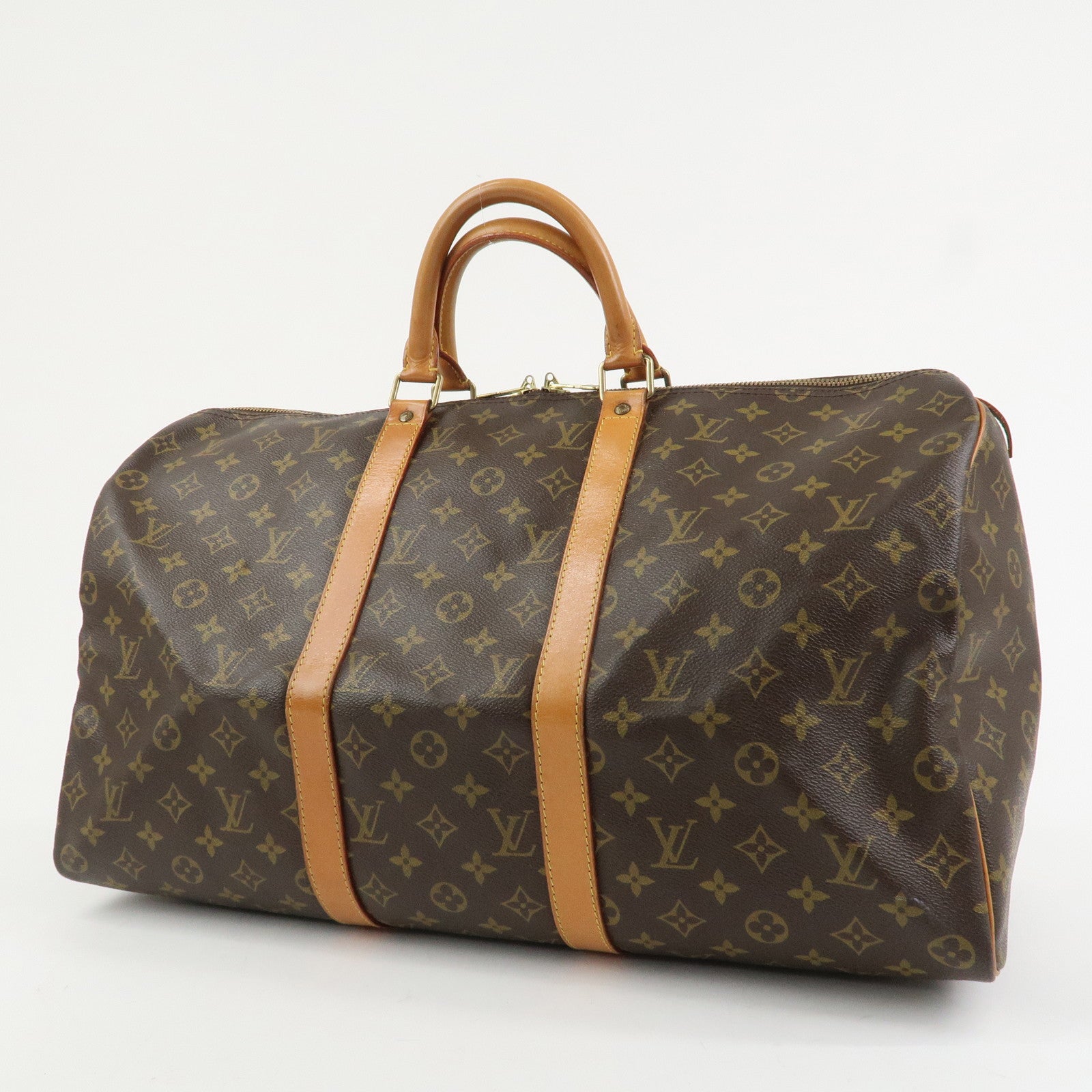 Louis Vuitton Monogram Keep All 50 Boston Bag Travel Bag M41426
