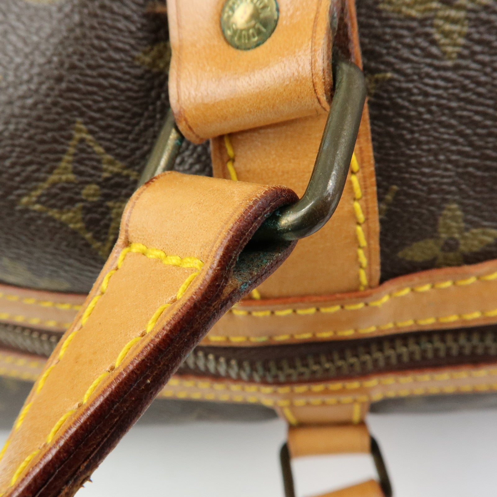 Louis Vuitton Monogram Sac Souple 55 Boston Bag Brown M41622