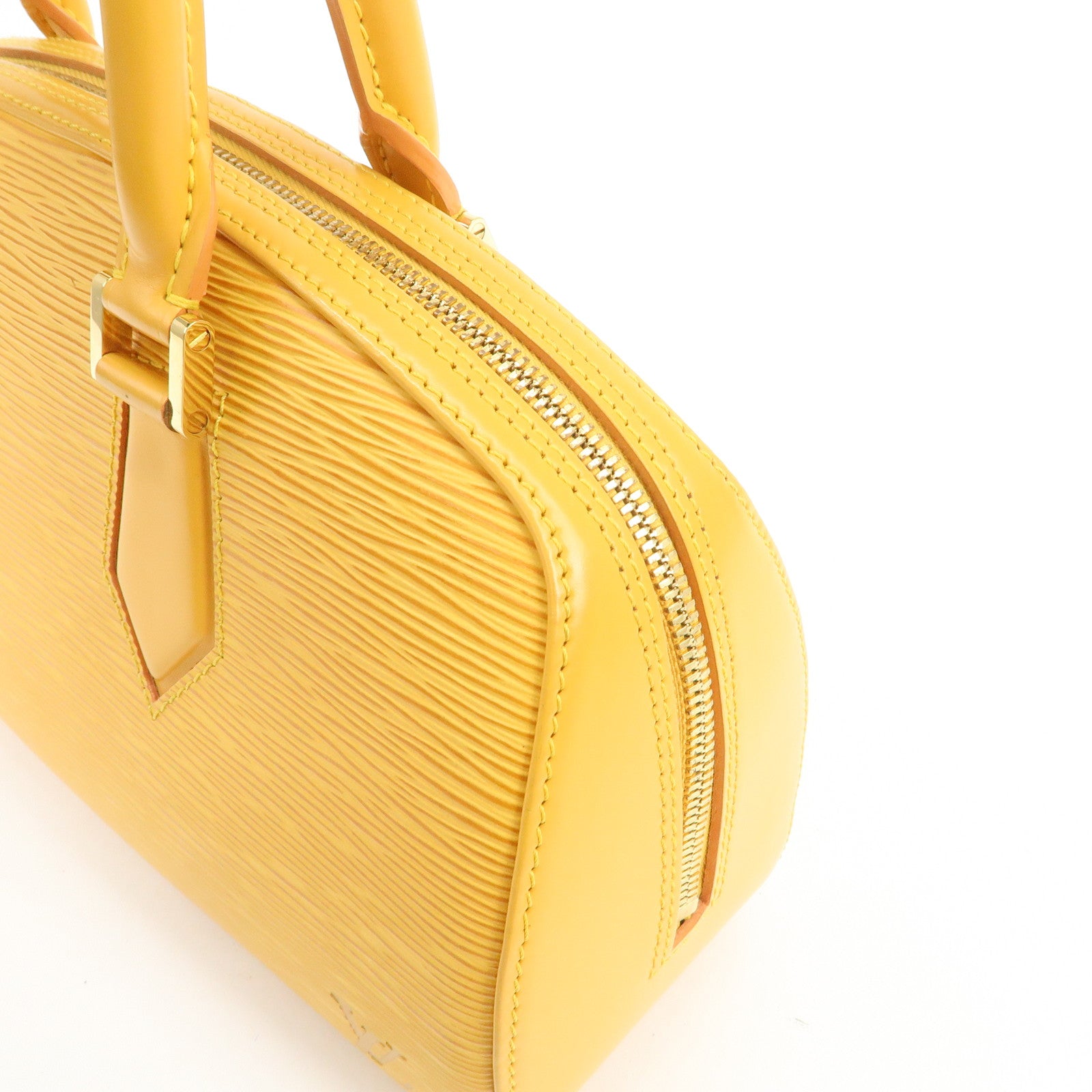 Louis Vuitton Epi Leather Jasmine Hand Bag Tassilli Yellow M52089
