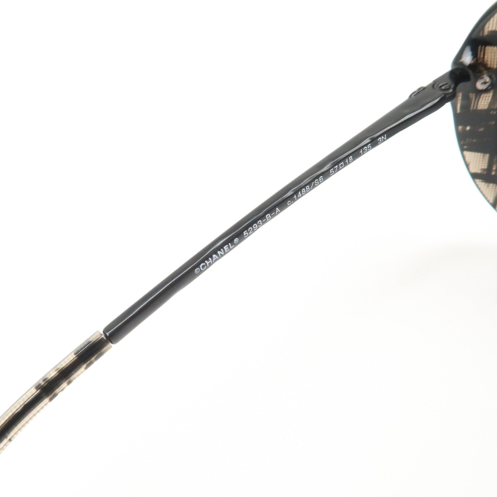 CHANEL COCO Mark Plastic Sunglasses 5293-B-A c.1488/S6 57□18 135