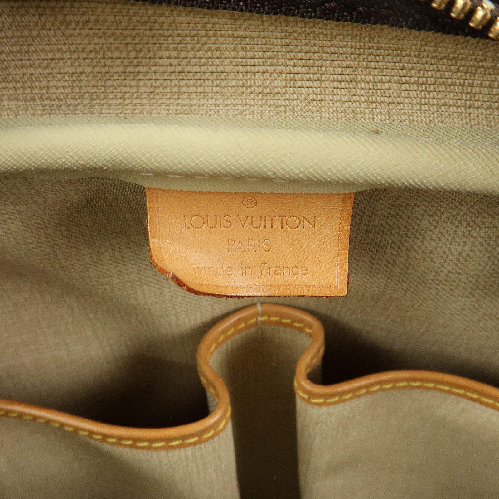 Louis Vuitton Monogram Canvas Deauville Hand Bag Brown M47270